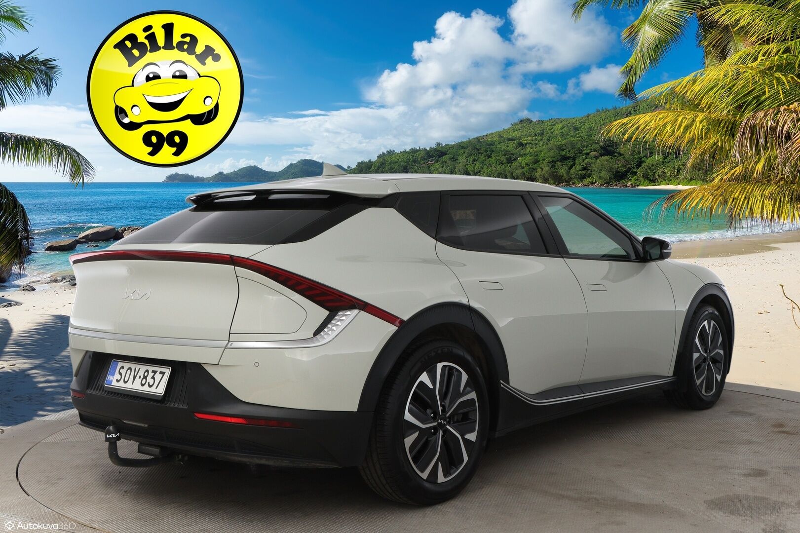 Kia EV6 2022 AWD 77 kWh 325 hv - 3,99 % KORKOTARJOUS TÄHÄN AUTOON - 1-Om Suomiauto / Adapt.Vakkari / Vetokoukku / Lämpöpumppu / Digimittaristo / Peruutuskamera / Navi / Ratinlämmitys / Merkkihuollettu / Upea Yksilö!