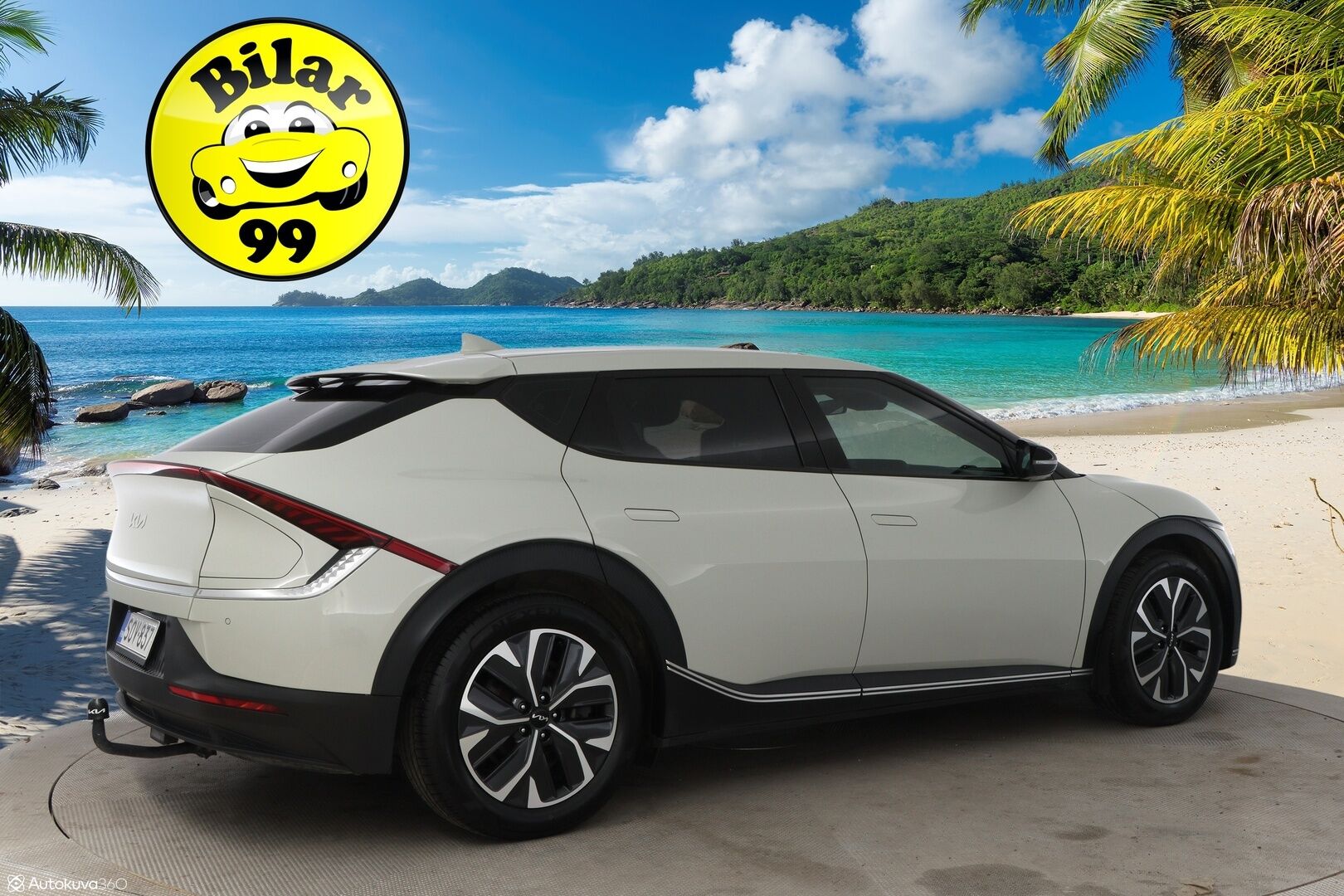 Kia EV6 2022 AWD 77 kWh 325 hv - 3,99 % KORKOTARJOUS TÄHÄN AUTOON - 1-Om Suomiauto / Adapt.Vakkari / Vetokoukku / Lämpöpumppu / Digimittaristo / Peruutuskamera / Navi / Ratinlämmitys / Merkkihuollettu / Upea Yksilö!