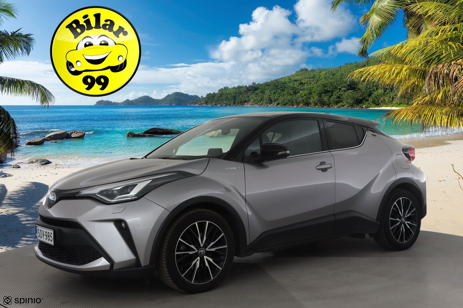 Toyota C-HR 2020 2,0 Hybrid Executive * ACC / JBL / P.kamera / LED / Navi / KeylessGo / Puolinahat * - Kahdet renkaat aluvanteilla