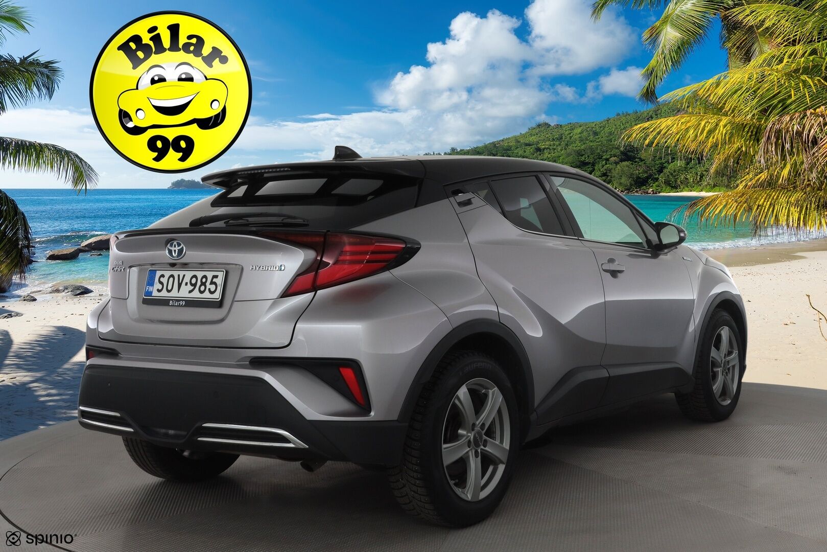 Toyota C-HR 2020 2,0 Hybrid Executive * ACC / JBL / P.kamera / LED / Navi / KeylessGo / Puolinahat * - Kahdet renkaat aluvanteilla