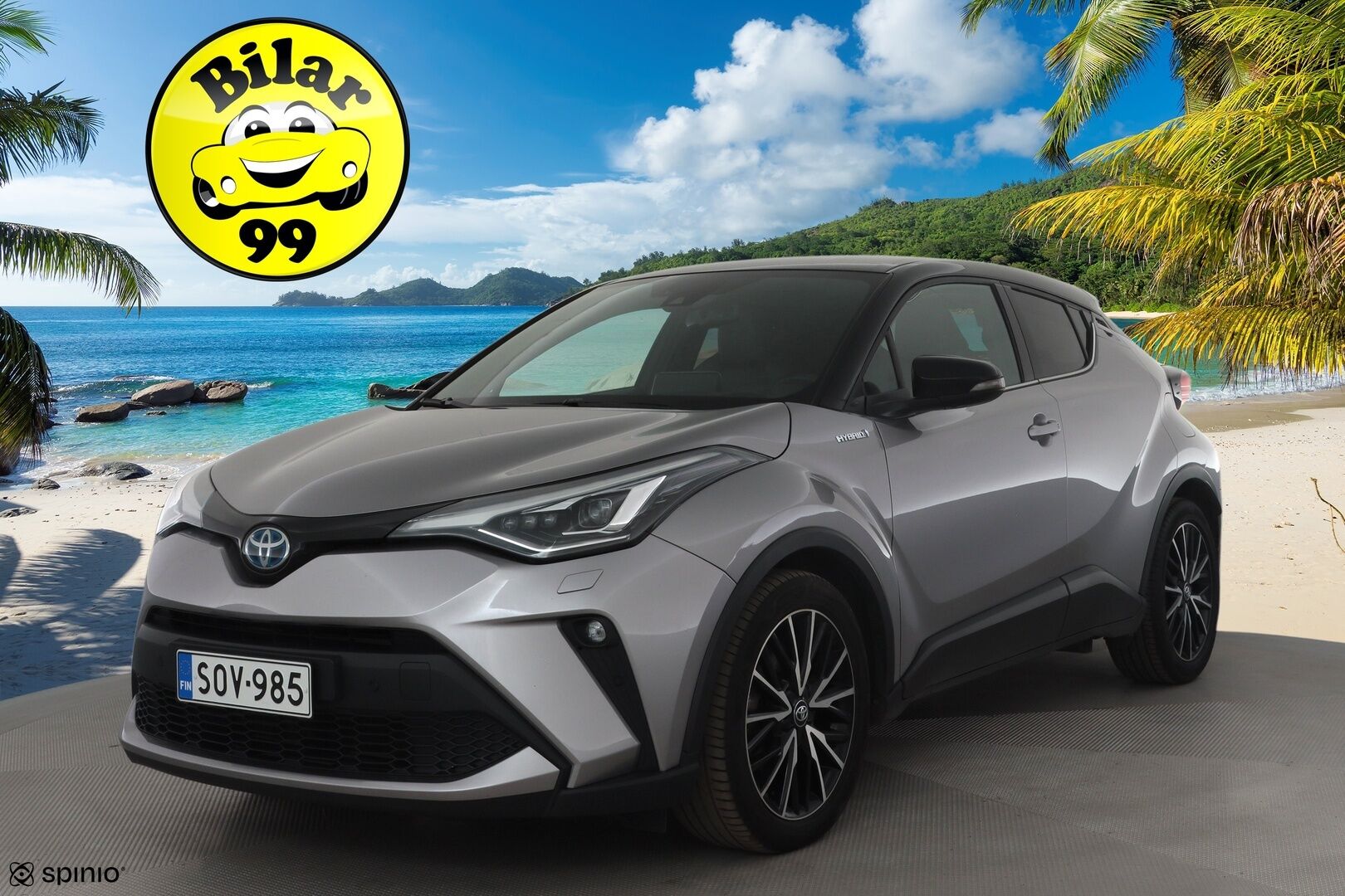 Toyota C-HR 2020 2,0 Hybrid Executive * ACC / JBL / P.kamera / LED / Navi / KeylessGo / Puolinahat * - Kahdet renkaat aluvanteilla