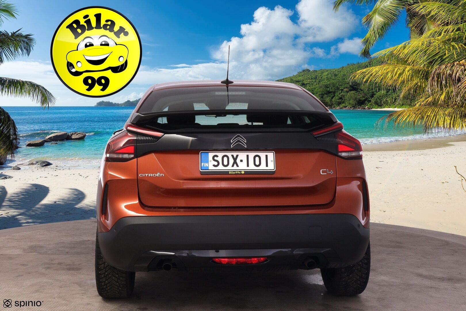 Citroen C4 2022 PureTech 130 Feel EAT8 Automaatti * Suomiauto / Kaistavahti / LED / P-tutka / Vakkari * - Juuri huollettu! / Pieni kulutus / Talveksi uudenveroiset Hakka10 nastat!