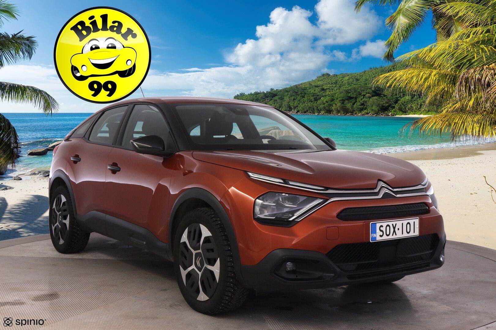 Citroen C4 2022 PureTech 130 Feel EAT8 Automaatti * Suomiauto / Kaistavahti / LED / P-tutka / Vakkari * - Juuri huollettu! / Pieni kulutus / Talveksi uudenveroiset Hakka10 nastat!