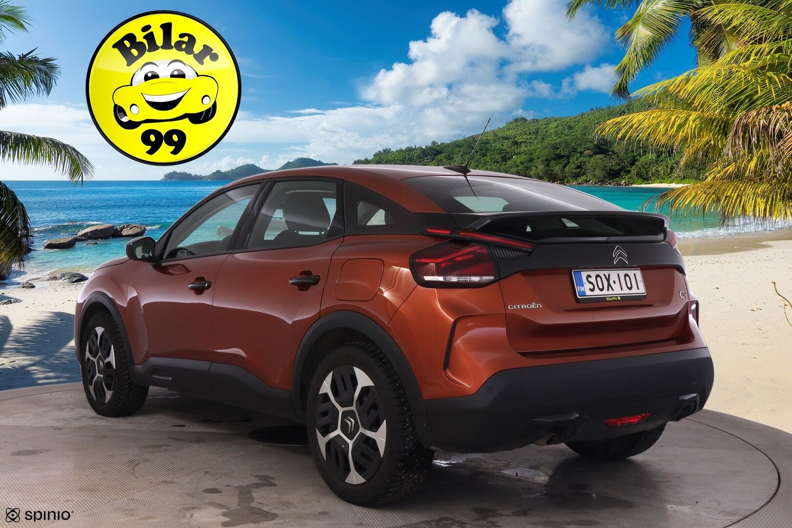 Citroen C4 2022 PureTech 130 Feel EAT8 Automaatti * Suomiauto / Kaistavahti / LED / P-tutka / Vakkari * - Juuri huollettu! / Pieni kulutus / Talveksi uudenveroiset Hakka10 nastat!