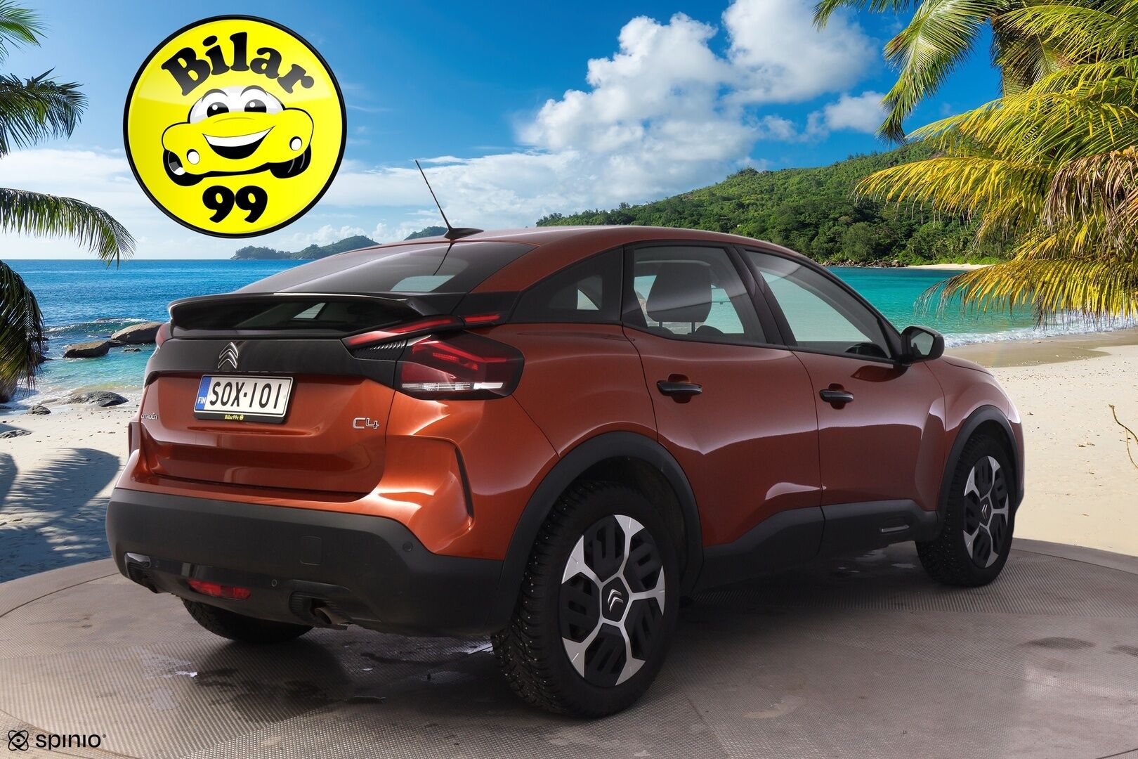 Citroen C4 2022 PureTech 130 Feel EAT8 Automaatti * Suomiauto / Kaistavahti / LED / P-tutka / Vakkari * - Juuri huollettu! / Pieni kulutus / Talveksi uudenveroiset Hakka10 nastat!