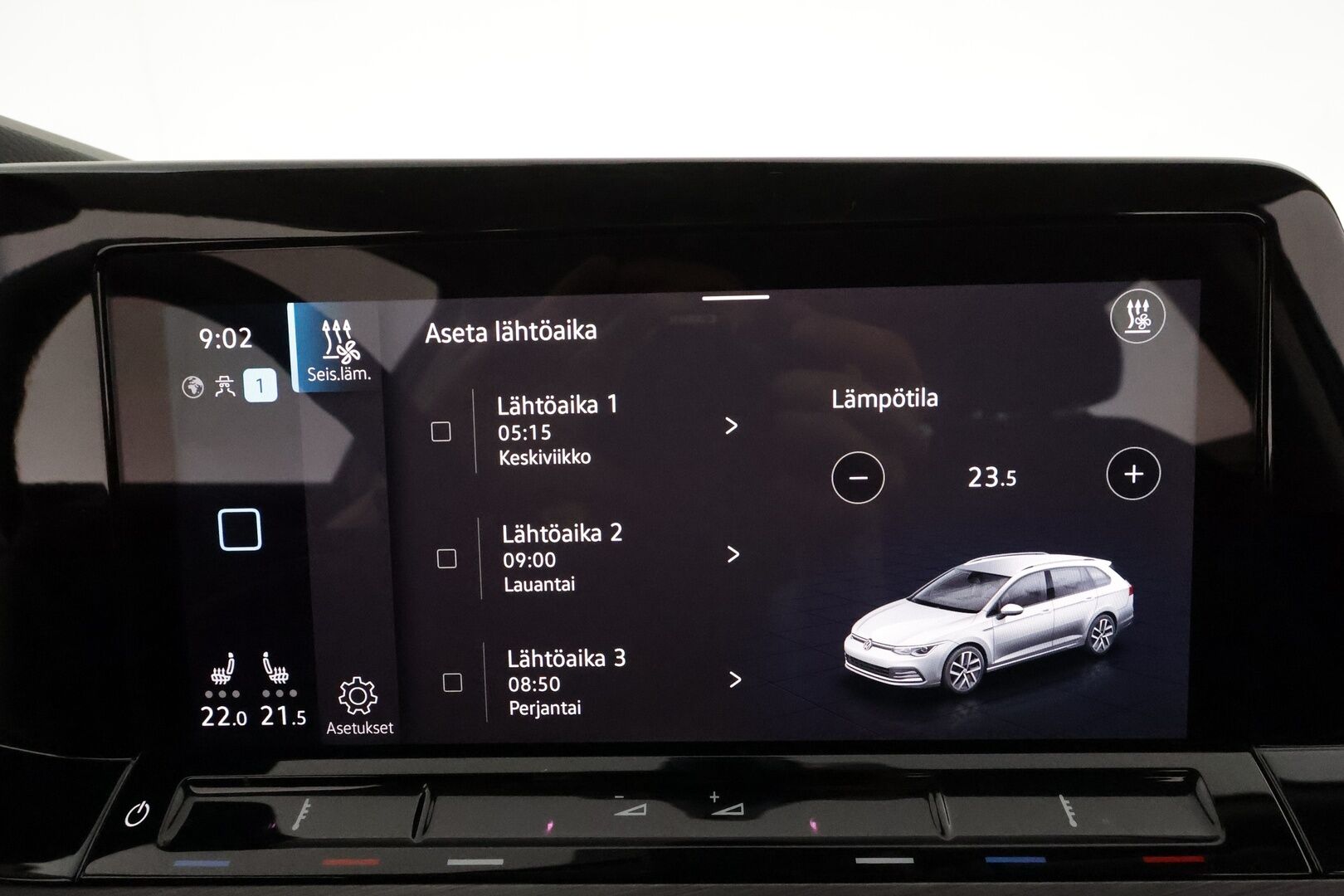 Volkswagen Golf 2022 Variant Style Business 1,5 eTSI 96 kW (MHEV) *Muistipenkki / Webasto / ACC / Digimittaristo / KeylessGo / Kamera* - Suomi-auto / Merkkihuollettu / Kahdet renkaat aluvanteilla / Viimeisin huolto 4/26 * - HULLUT AVAJAISHULINAT KORKOTARJOUS 3,29 %