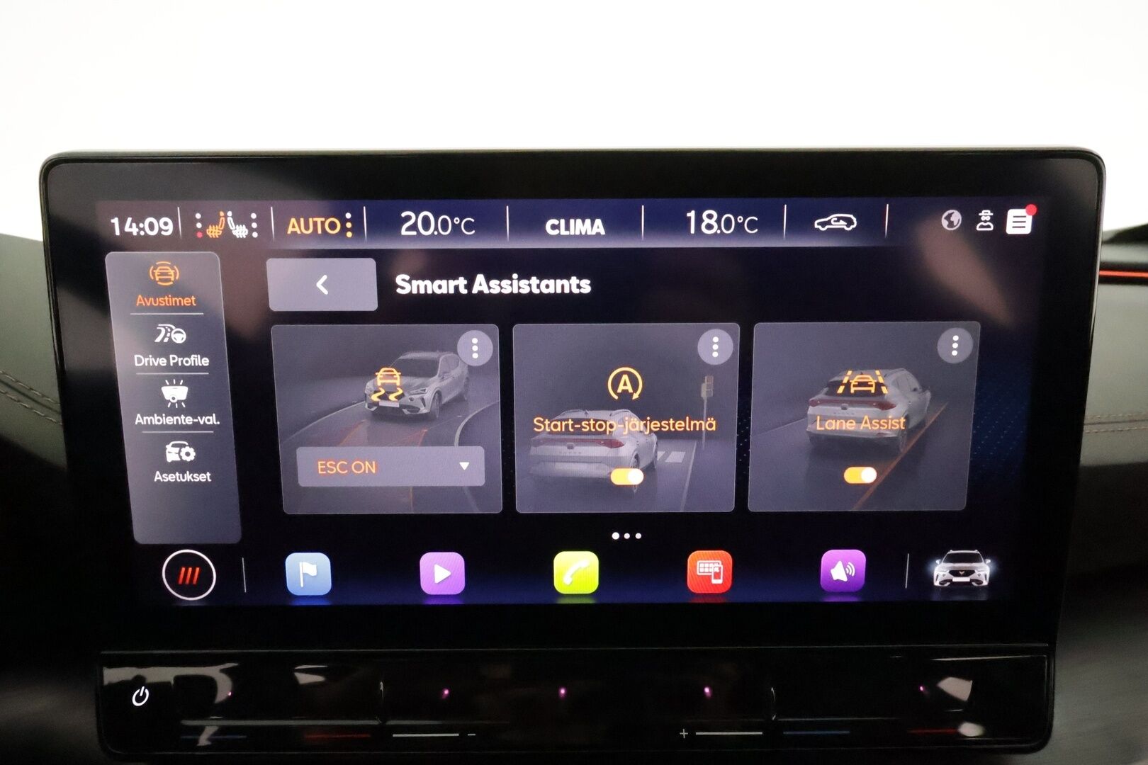 Cupra Formentor 2022 VZ 2,0 TSI 228 kW 4Drive DSG * Adapt.Vakkari / Digimittari / Sporttipenkit / Peruutuskamera / KeyLess - Suomi-auto / Merkkihuollettu / Cupra Bucket Seat Erikois-istuimet!