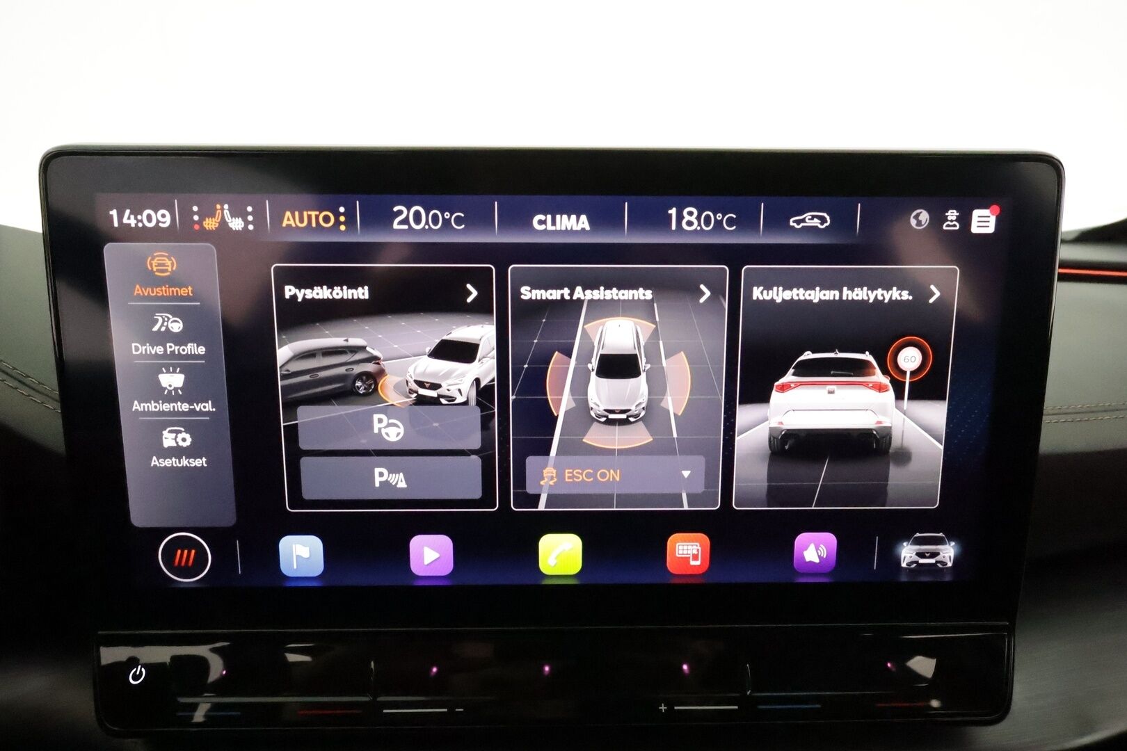 Cupra Formentor 2022 VZ 2,0 TSI 228 kW 4Drive DSG * Adapt.Vakkari / Digimittari / Sporttipenkit / Peruutuskamera / KeyLess - Suomi-auto / Merkkihuollettu / Cupra Bucket Seat Erikois-istuimet!