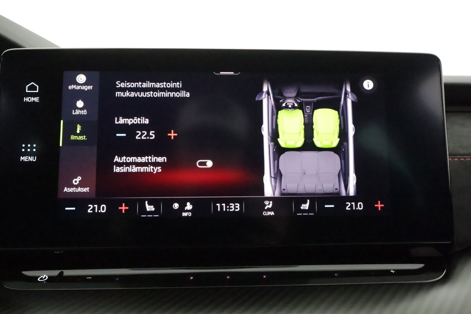 Skoda Octavia 2021 OCTAVIA RS 1.4 TSi PHEV ** Webasto / Adapt.Vakkari / Matrix-LED / P.kamera / Canton / Sporttipenkit Muistilla ** - Kahdet Renkaat / Akku Kuntotarkistettu!