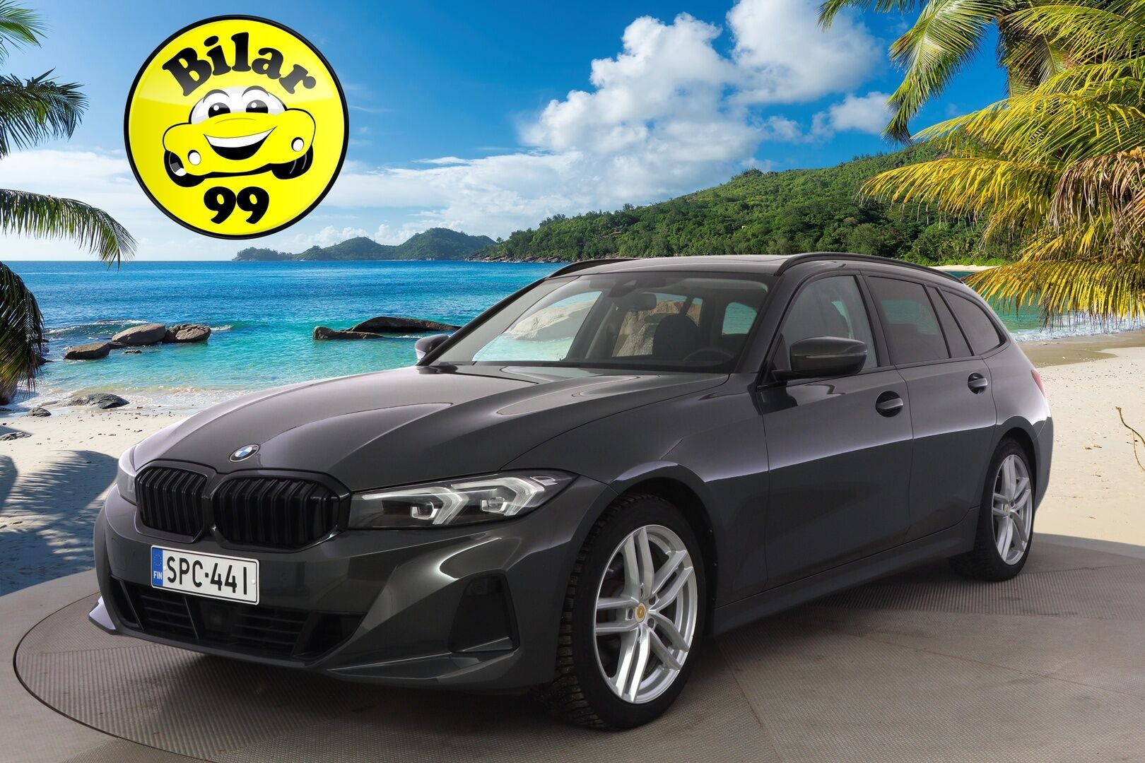 BMW 320 2023 G21 Touring 320d A xDrive Business MHEV * ACC / P.kamera / Panorama / LED / Hifi / Comfort Access / Webasto / Facelift * - Sporttinahat / 1.Om Suomi-auto / Kahdet renkaat aluvanteilla/ Vähä ajettu