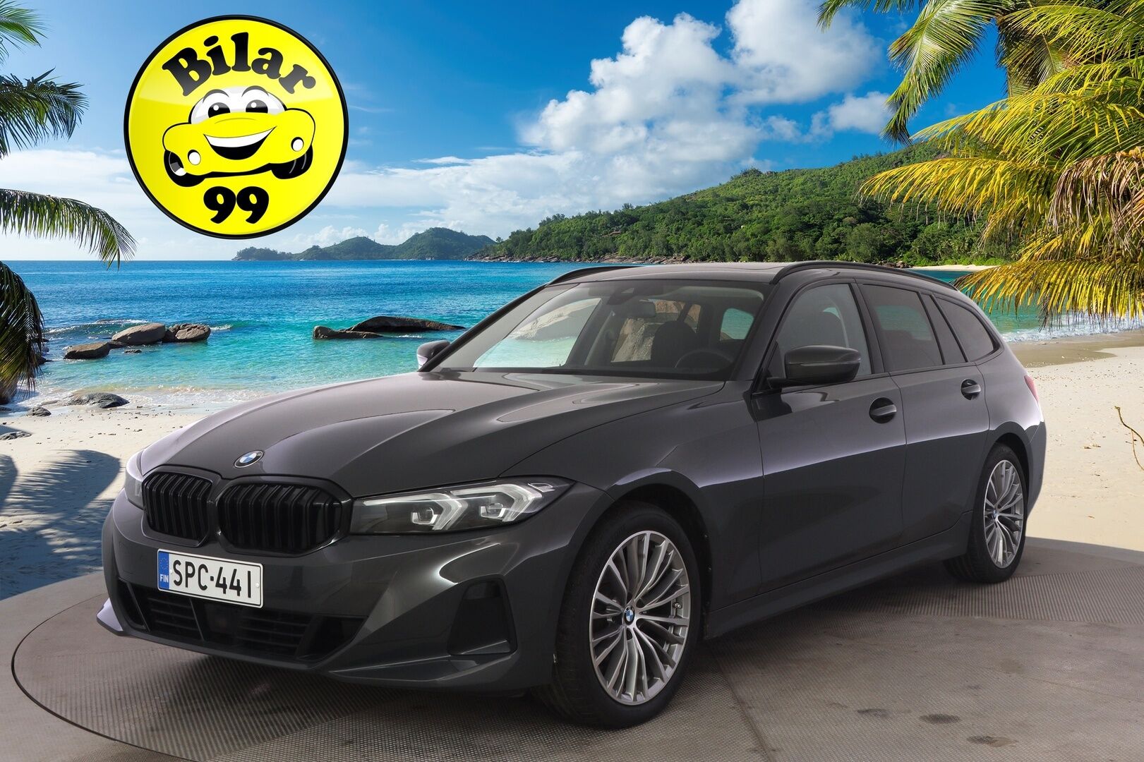 BMW 320 2023 G21 Touring 320d A xDrive Business MHEV Facelift *Webasto / ACC / P.kamera / Panorama / LED / Hifi / Comfort Access* - Sporttinahat / 1.Om Suomi-auto / Kahdet renkaat aluvanteilla/ Vähä ajettu