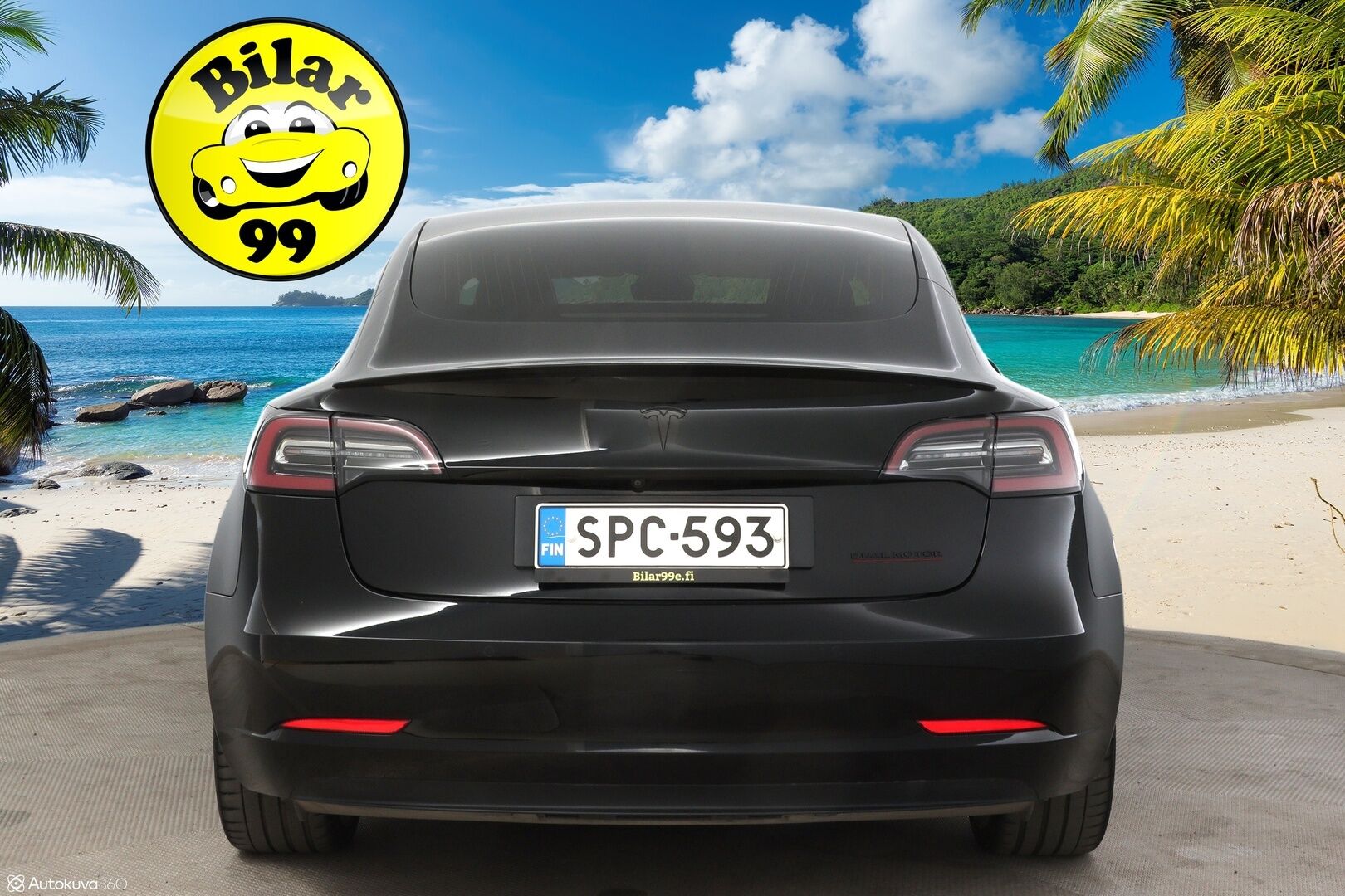 TESLA MODEL 3 2019 * Premium audio / Autopilot / Musta Nahkasisusta * - Todella näyttävä Performance 2x renkailla!