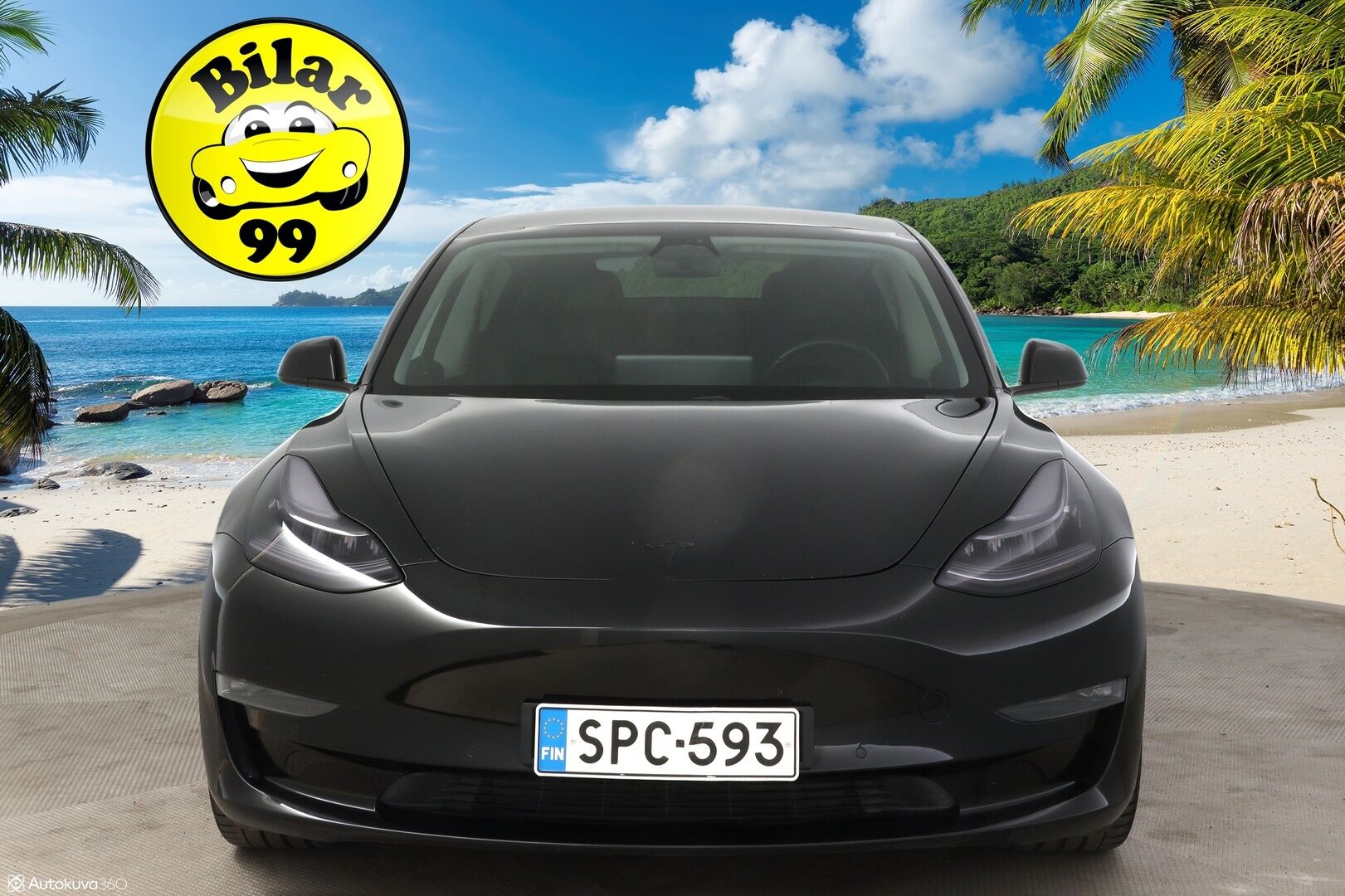 TESLA MODEL 3 2019 * Premium audio / Autopilot / Musta Nahkasisusta * - Todella näyttävä Performance 2x renkailla!