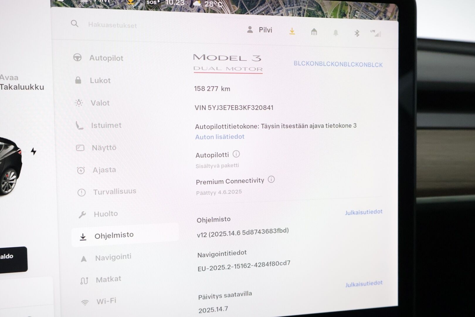 TESLA MODEL 3 2019 * Premium audio / Autopilot / Musta Nahkasisusta * - Todella näyttävä Performance 2x renkailla!
