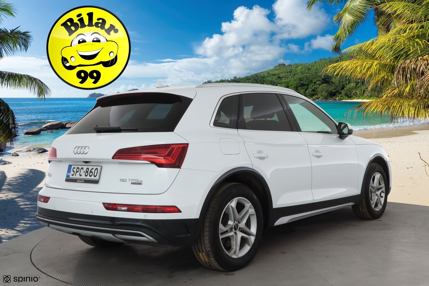 Audi Q5 2023 Advanced Progress 50 TFSI e 220 kW quattro S tronic * ACC / Koukku / Ilma-alusta / Sporttipenkit / LED / P.Kamera / Kaistavahti * - 1.Om Suomi-auto / Kahdet renkaat aluvanteilla - HULLUT AVAJAISHULINAT KORKOTARJOUS 3,29 %