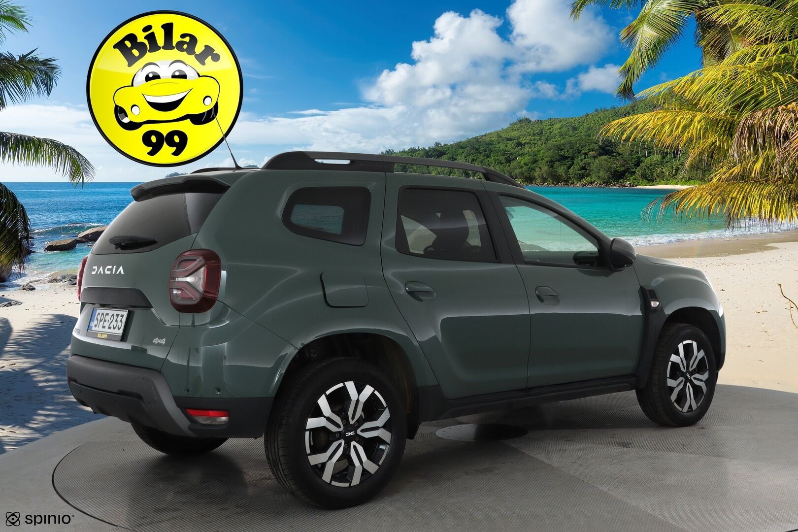 Dacia Duster 2023 TCe 150 4x4 Journey **Vakkari / P.kamera / Apple&Android / Autom.ilmastointi** - 1.Om Suomi-auto / Kahdet renkaat aluvanteilla / Merkkihuollettu / Penkinlämmittimet / Katvevaroitin