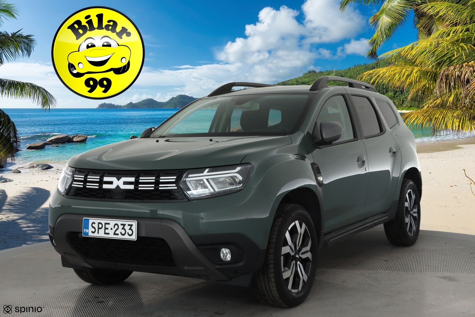 Dacia Duster 2023 TCe 150 4x4 Journey **Vakkari / P.kamera / Apple&Android / Autom.ilmastointi** - 1.Om Suomi-auto / Kahdet renkaat aluvanteilla / Merkkihuollettu / Penkinlämmittimet / Katvevaroitin