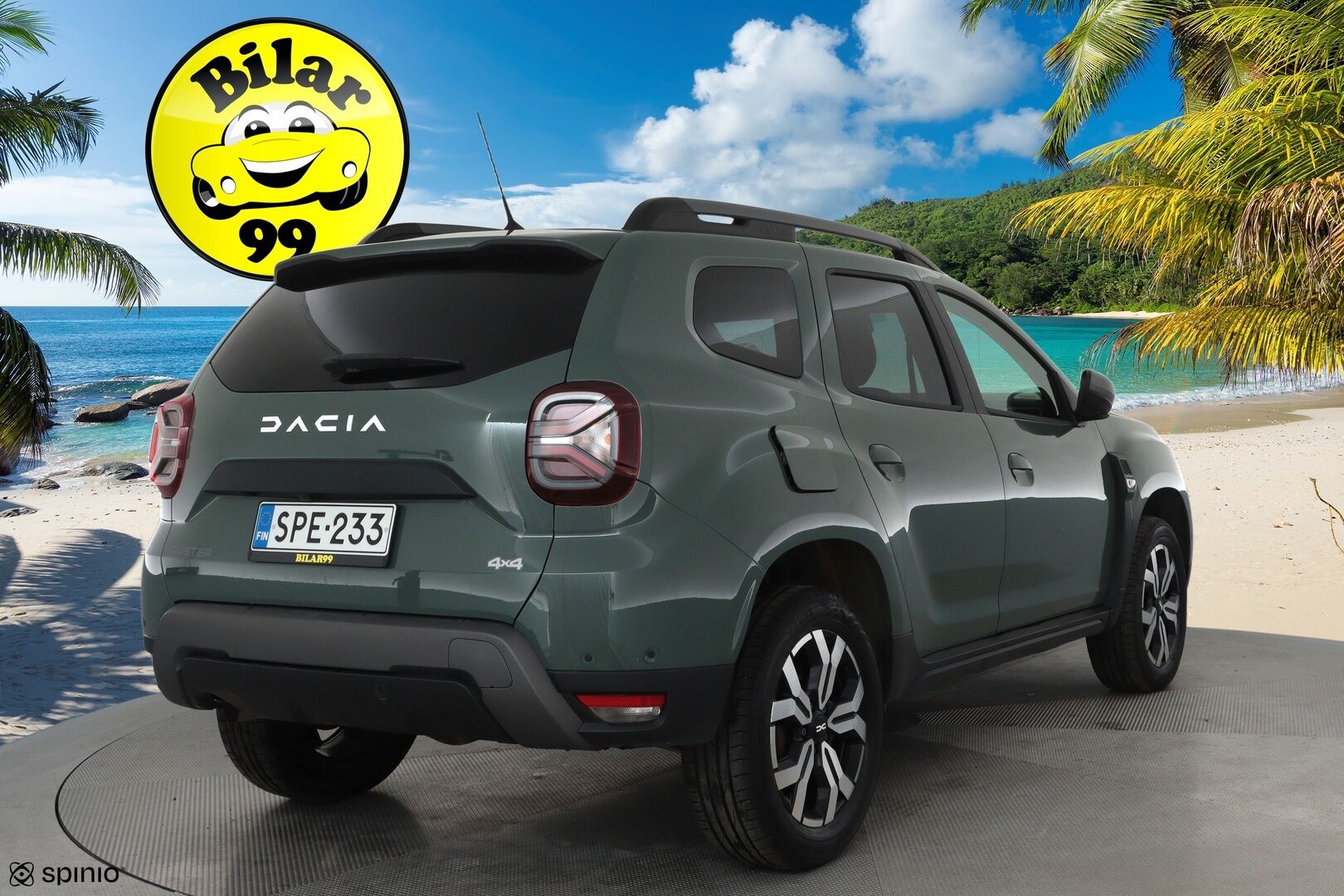 Dacia Duster 2023 TCe 150 4x4 Journey **Vakkari / P.kamera / Apple&Android / Autom.ilmastointi** - 1.Om Suomi-auto / Kahdet renkaat aluvanteilla / Merkkihuollettu / Penkinlämmittimet / Katvevaroitin