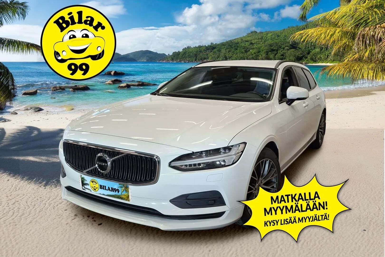 Volvo V90 2018 T4 Business aut - | PUHDAS BENSA | ACC | Koukku | Pilot Assist | High Perf Audio | LED |  Apple & Android | Merkkihuollettu | P.Tutka | 