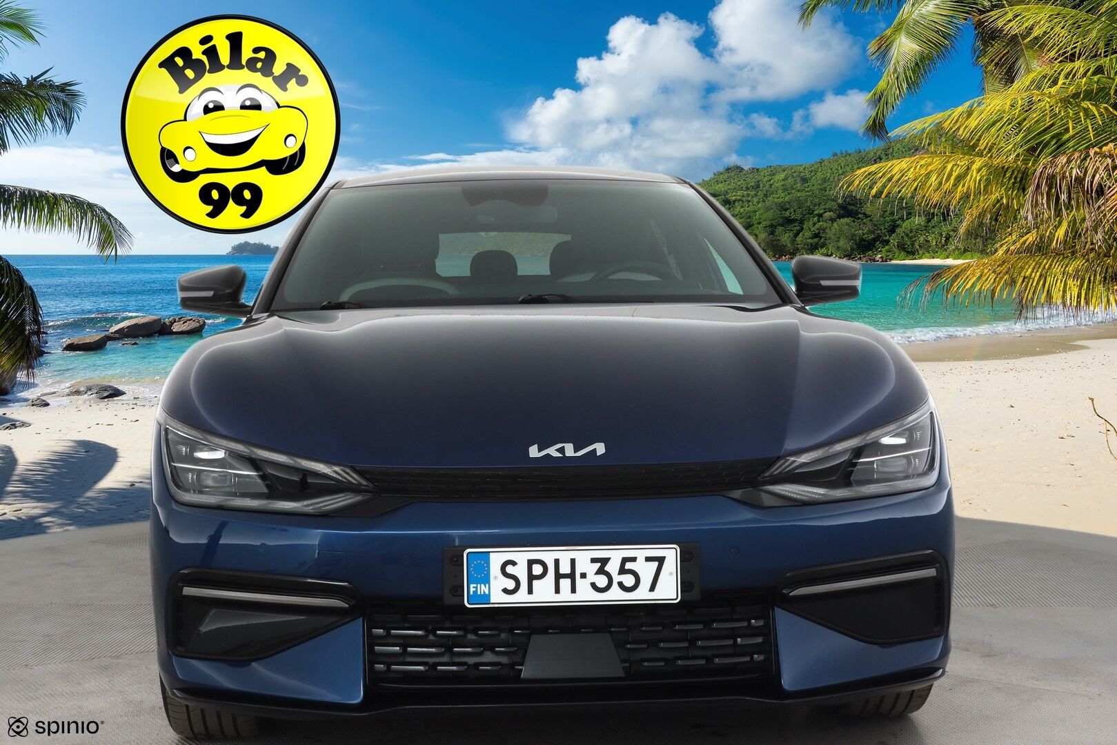 Kia EV6 2023 GT-Line AWD 77 kWh 325 hv * ACC / Koukku / Widescreen / Muistipenkki / P.kamera / Ilmastoidut Osanahat / Apple&Android * - 1.Om Suomi-auto / Kahdet Renkaat / Merkkihuollot - HULLUT AVAJAISHULINAT KORKOTARJOUS 3,29 %