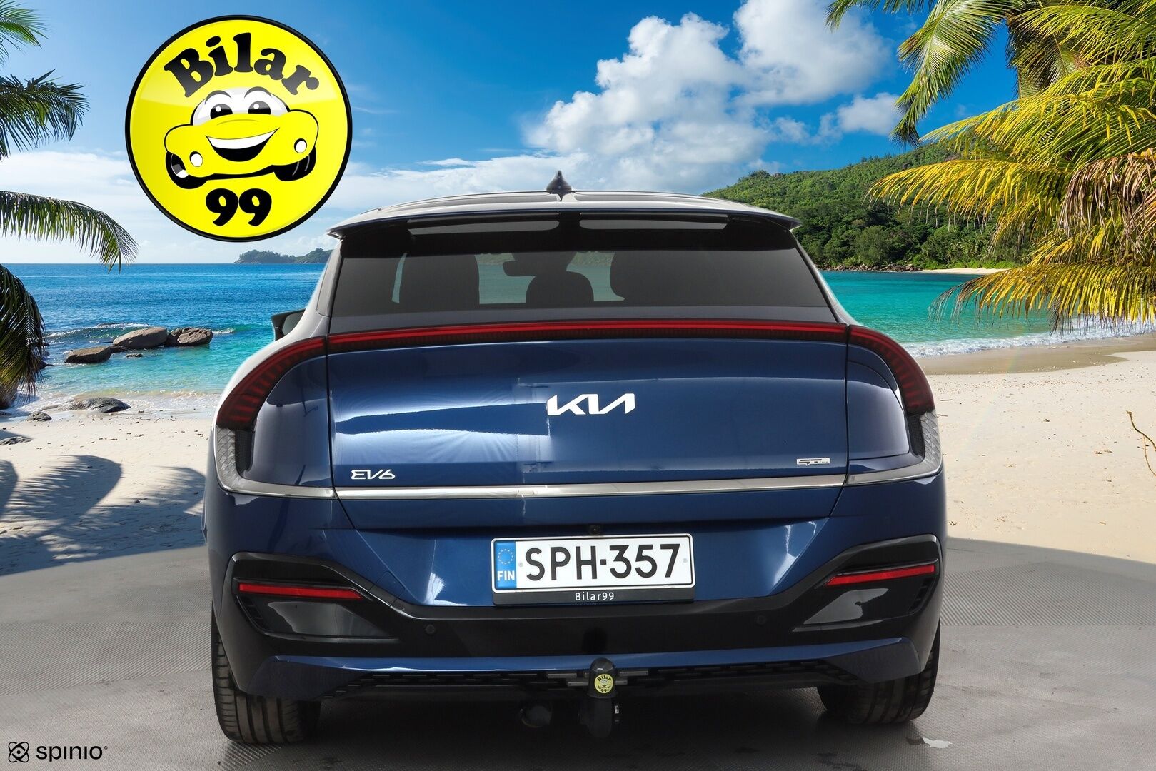 Kia EV6 2023 GT-Line AWD 77 kWh 325 hv * ACC / Koukku / Widescreen / Muistipenkki / P.kamera / Ilmastoidut Osanahat / Apple&Android * - 1.Om Suomi-auto / Kahdet Renkaat / Merkkihuollot - HULLUT AVAJAISHULINAT KORKOTARJOUS 3,29 %