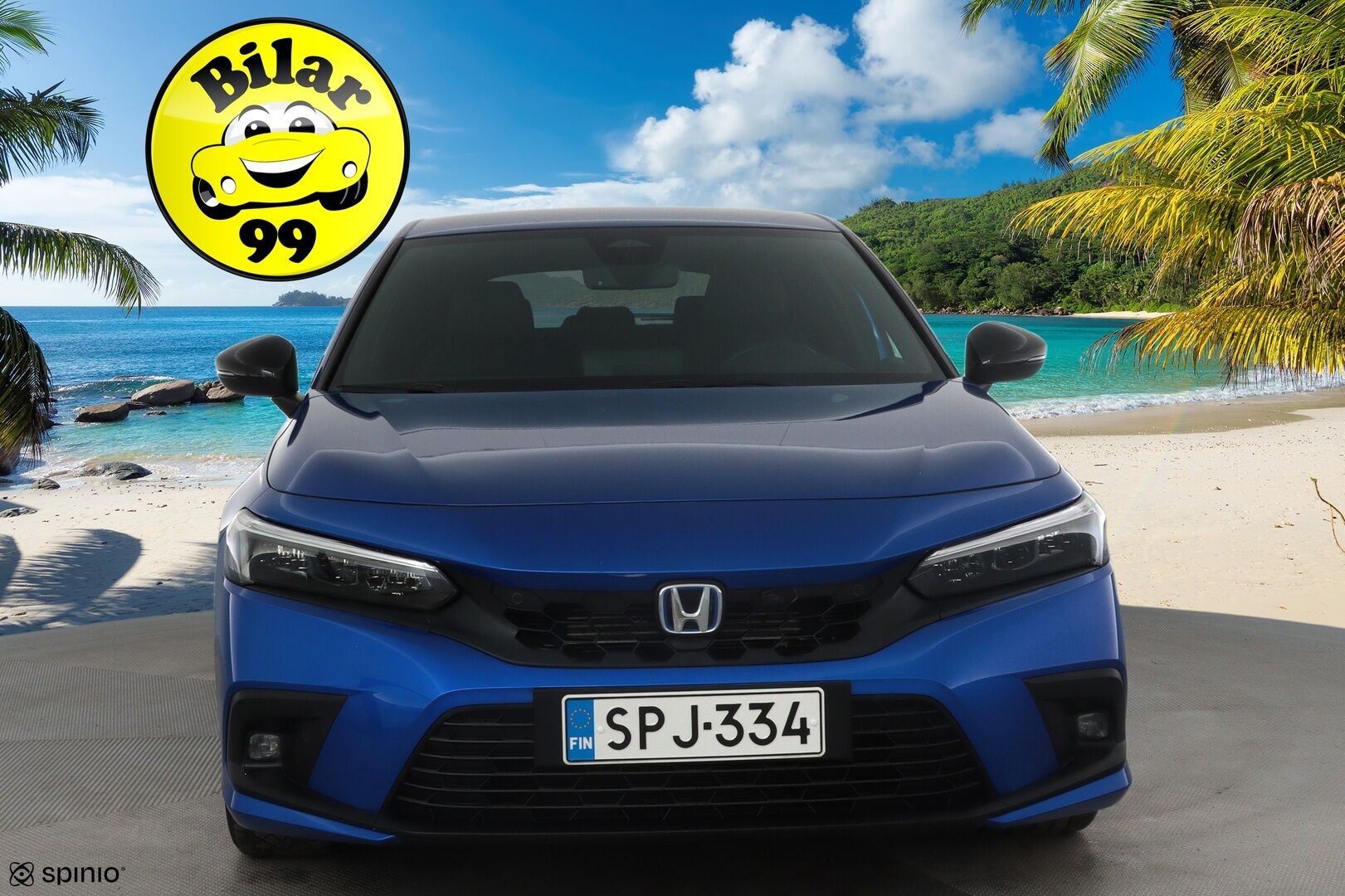 Honda Civic 2023 Hybrid Sport * ACC / P.kamera / LED / Navi / Lohkolämmitin / KeylessGo / Puolinahat * - Suomi-auto / Kahdet renkaat aluvanteilla / Merkkihuollettu