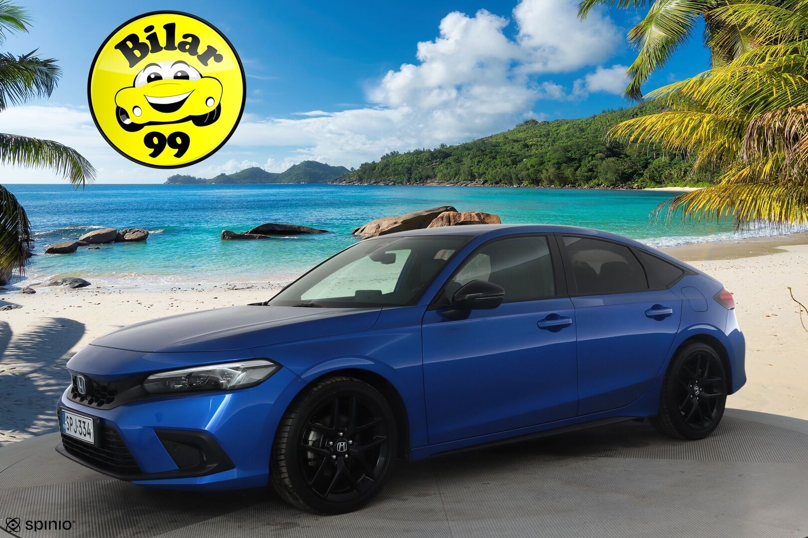 Honda Civic 2023 Hybrid Sport * ACC / P.kamera / LED / Navi / Lohkolämmitin / KeylessGo / Puolinahat * - Suomi-auto / Kahdet renkaat aluvanteilla / Merkkihuollettu - HULLUT BLACKWEEK JATKOT - KORKOTARJOUS 2,49%