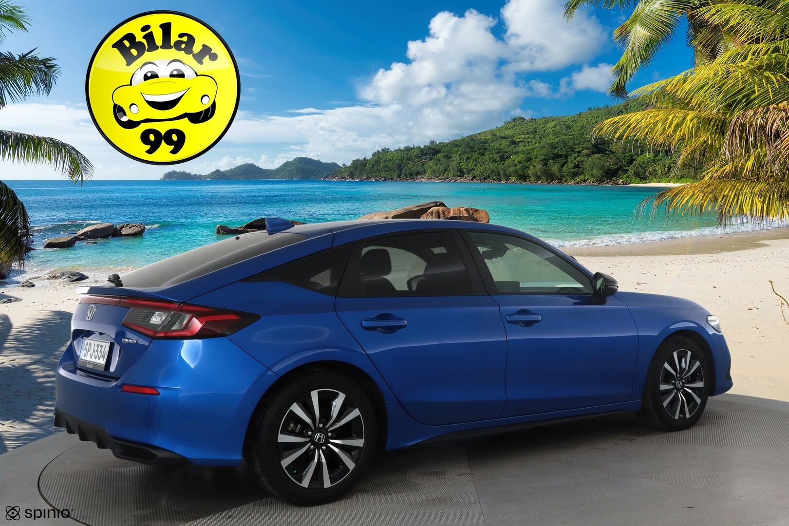 Honda Civic 2023 Hybrid Sport * ACC / P.kamera / LED / Navi / Lohkolämmitin / KeylessGo / Puolinahat * - Suomi-auto / Kahdet renkaat aluvanteilla / Merkkihuollettu