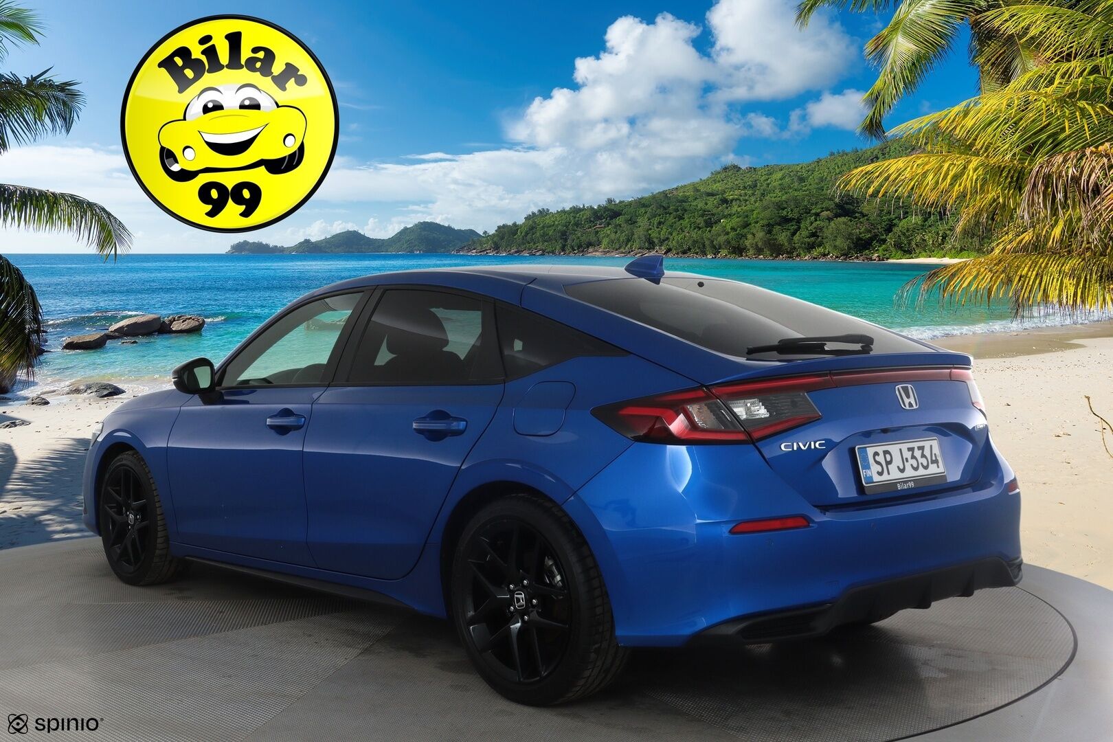 Honda Civic 2023 Hybrid Sport * ACC / P.kamera / LED / Navi / Lohkolämmitin / KeylessGo / Puolinahat * - Suomi-auto / Kahdet renkaat aluvanteilla / Merkkihuollettu