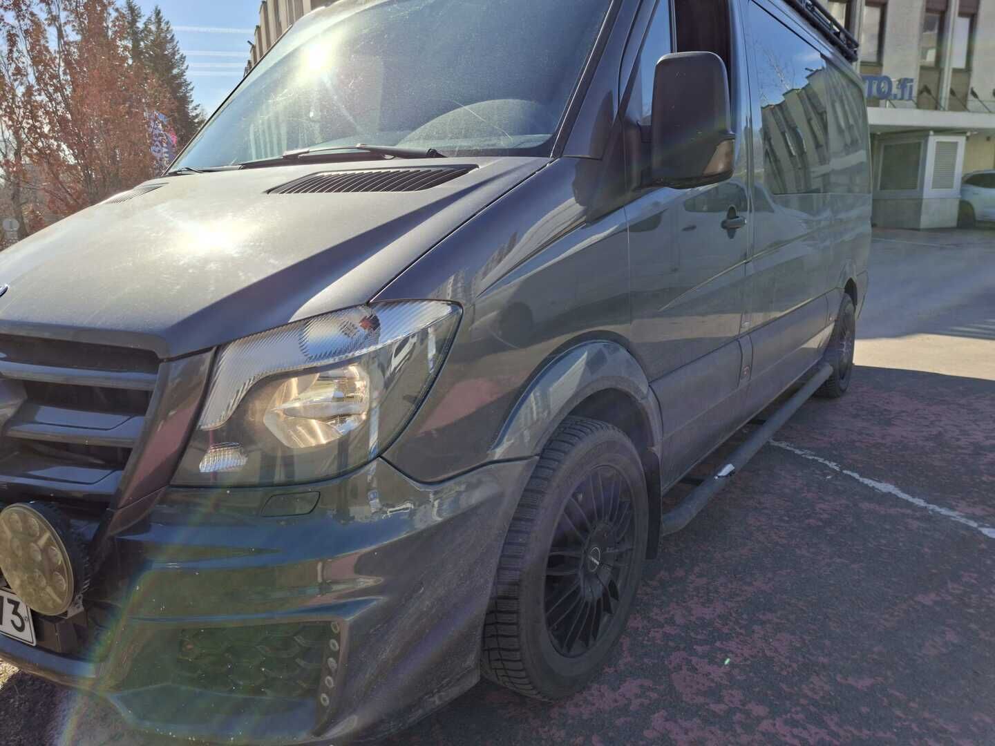 Mercedes-Benz Sprinter 2015 Sprinter 316CDI-3,5/43K keskipitkä A2 ** Kamera / Android soitin / Markiisi / Teltta / Aurinkopaneeli / TV / Invertteri - Kahdet hyvät renkaat / Peruutuskamera / Kattoteltta / Uudella tuulilasilla! - HULLUT AVAJAISHULINAT KORKOTARJOUS 3,29 %