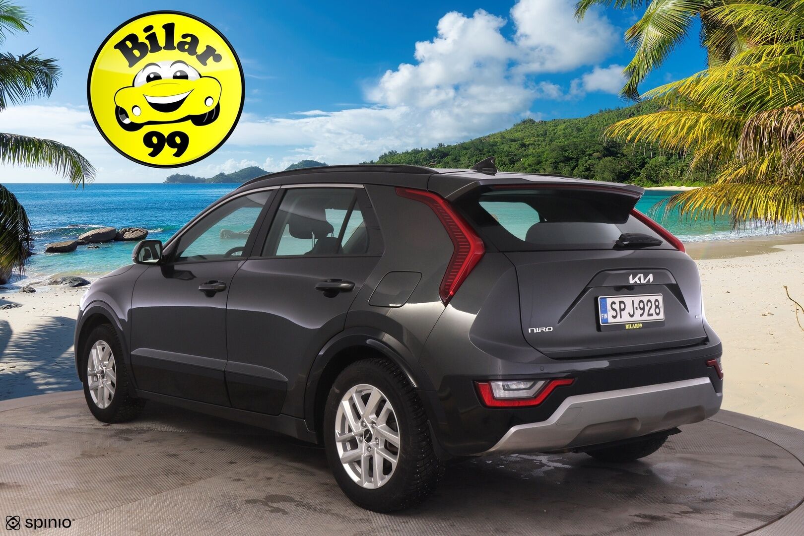 Kia Niro 2023 1,6 GDI Hybrid EX DCT * 1.Om Suomi-auto / Adapt. vak / Sähköpenkki / Puolinahat / Ohjausavustin  / Lohkolämmitin* - Juuri huollettu! / Keyless Go / Peruutuskamera / Kaukovaloautomatiikka / Raintlämmitin / Kia Connect 