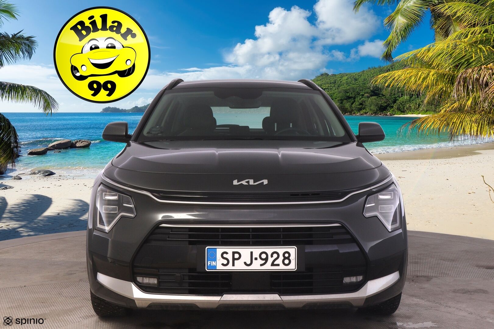Kia Niro 2023 1,6 GDI Hybrid EX DCT * 1.Om Suomi-auto / Adapt. vak / Sähköpenkki / Puolinahat / Ohjausavustin  / Lohkolämmitin* - Juuri huollettu! / Keyless Go / Peruutuskamera / Kaukovaloautomatiikka / Raintlämmitin / Kia Connect 