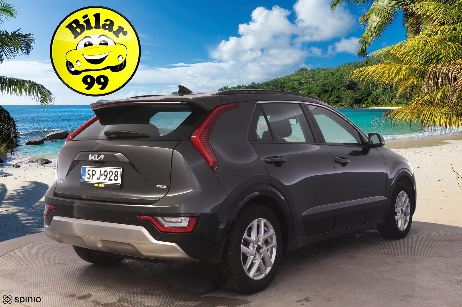 Kia Niro 2023 1,6 GDI Hybrid EX DCT * 1.Om Suomi-auto / Adapt. vak / Sähköpenkki / Puolinahat / Ohjausavustin  / Lohkolämmitin* - Juuri huollettu! / Keyless Go / Peruutuskamera / Kaukovaloautomatiikka / Raintlämmitin / Kia Connect 