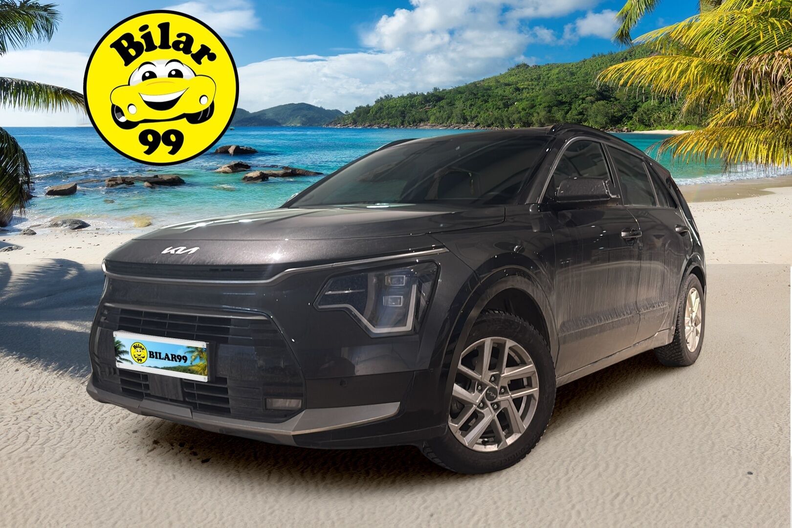 Kia Niro 2023 1,6 GDI Hybrid EX DCT * 1.Om Suomi-auto / Adapt. vak / Sähköpenkki / Puolinahat / Ohjausavustin  / Lohkolämmitin* - Juuri huollettu! / Kyeless Go / Peruutuskamera / Kaukovaloautomatiikka / Raintlämmitin / Kia Connect 