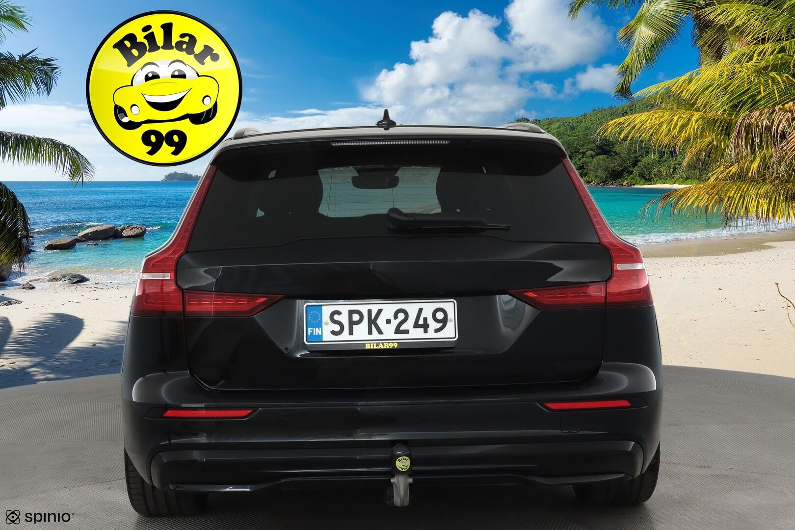 Volvo V60 2024 T8 AWD Long Range High Performance Plus Dark aut **H&K / Koukku / ACC / Full-LED / P.Kamera / Sporttinahat Muistilla** - 3,99 % KORKOTARJOUS TÄHÄN AUTOON 14.9. ASTI! - 2-om Suomi-auto / Kahdet Renkaat / Merkkihuollettu!