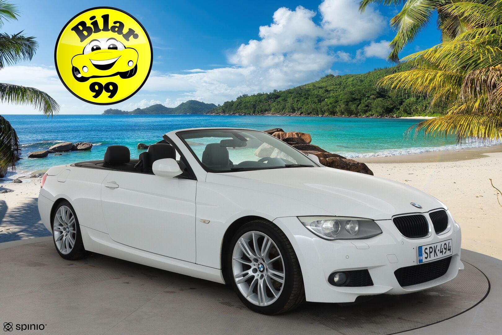 BMW 320 2010 320i M-Sport Cabriolet **HiFi / Xenon / Sporttipenkki Muistilla / Nahkaverhoilu / Vakkari** - Huippu Siisti!