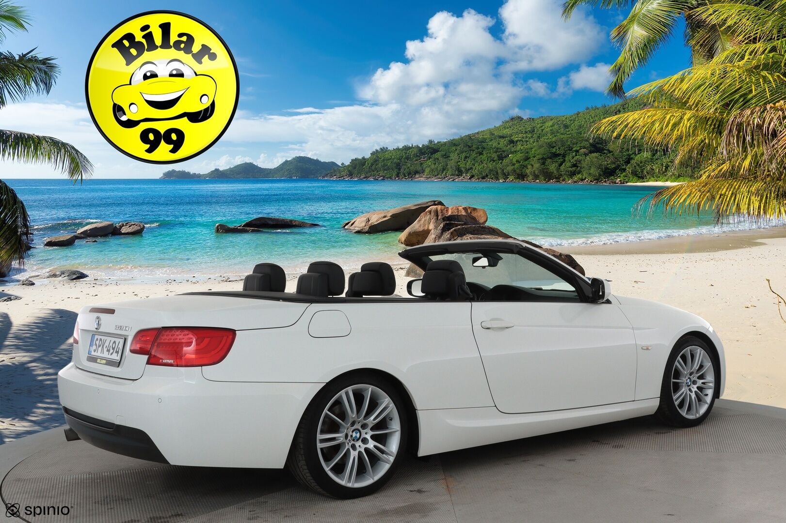 BMW 320 2010 320i M-Sport Cabriolet **HiFi / Xenon / Sporttipenkki Muistilla / Nahkaverhoilu / Vakkari** - Huippu Siisti!