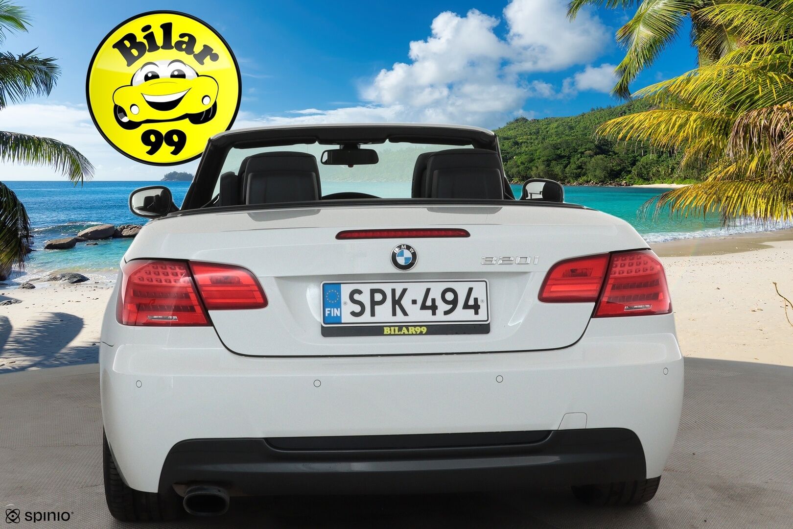 BMW 320 2010 320i M-Sport Cabriolet **HiFi / Xenon / Sporttipenkki Muistilla / Nahkaverhoilu / Vakkari** - Huippu Siisti!