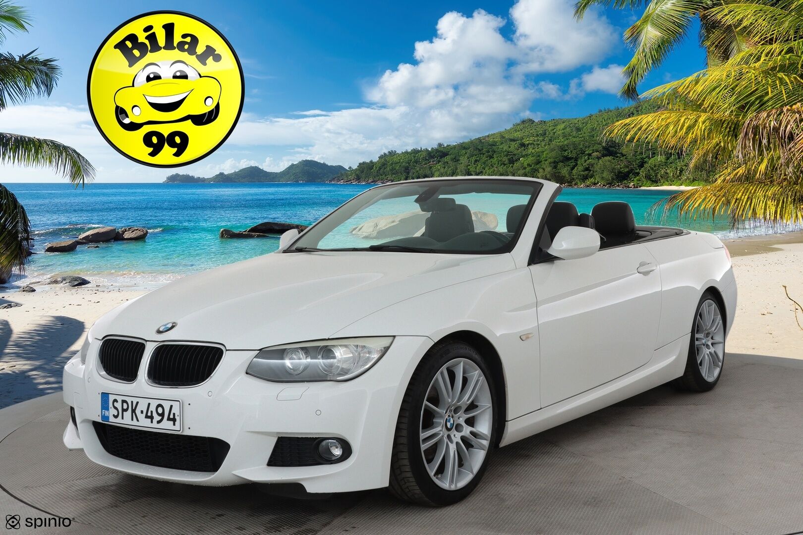 BMW 320 2010 320i M-Sport Cabriolet **HiFi / Xenon / Sporttipenkki Muistilla / Nahkaverhoilu / Vakkari** - Huippu Siisti!