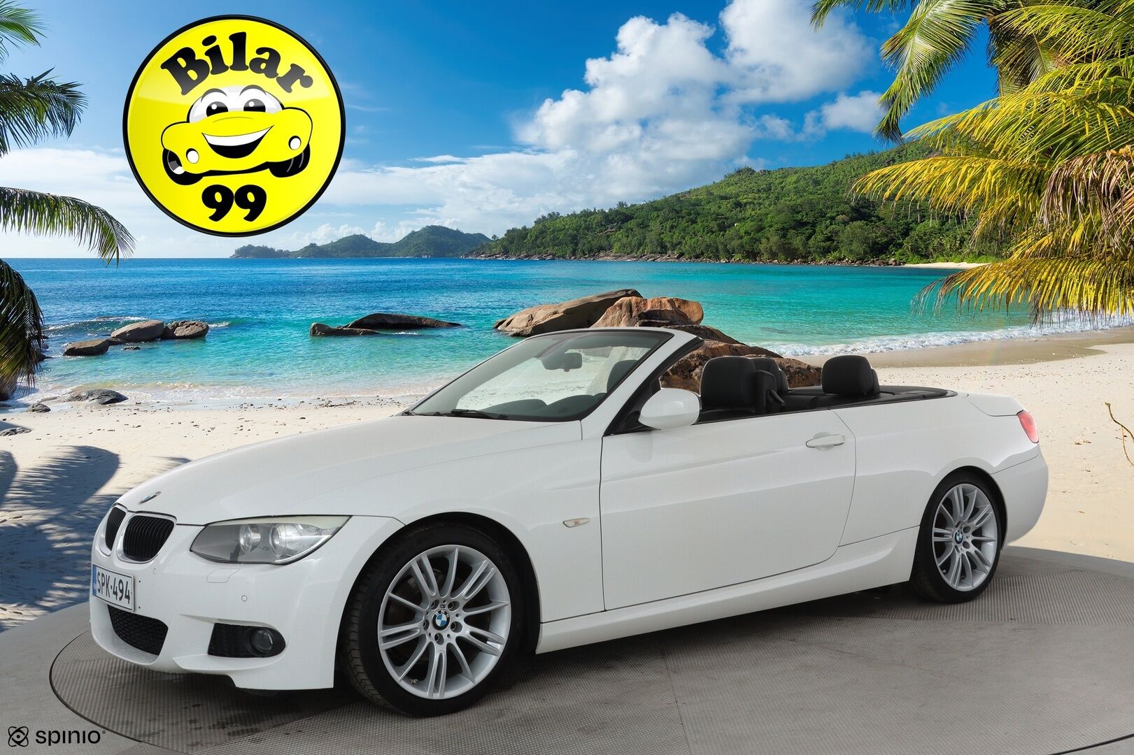 BMW 320 2010 320i M-Sport Cabriolet **HiFi / Xenon / Sporttipenkki Muistilla / Nahkaverhoilu / Vakkari** - Huippu Siisti!