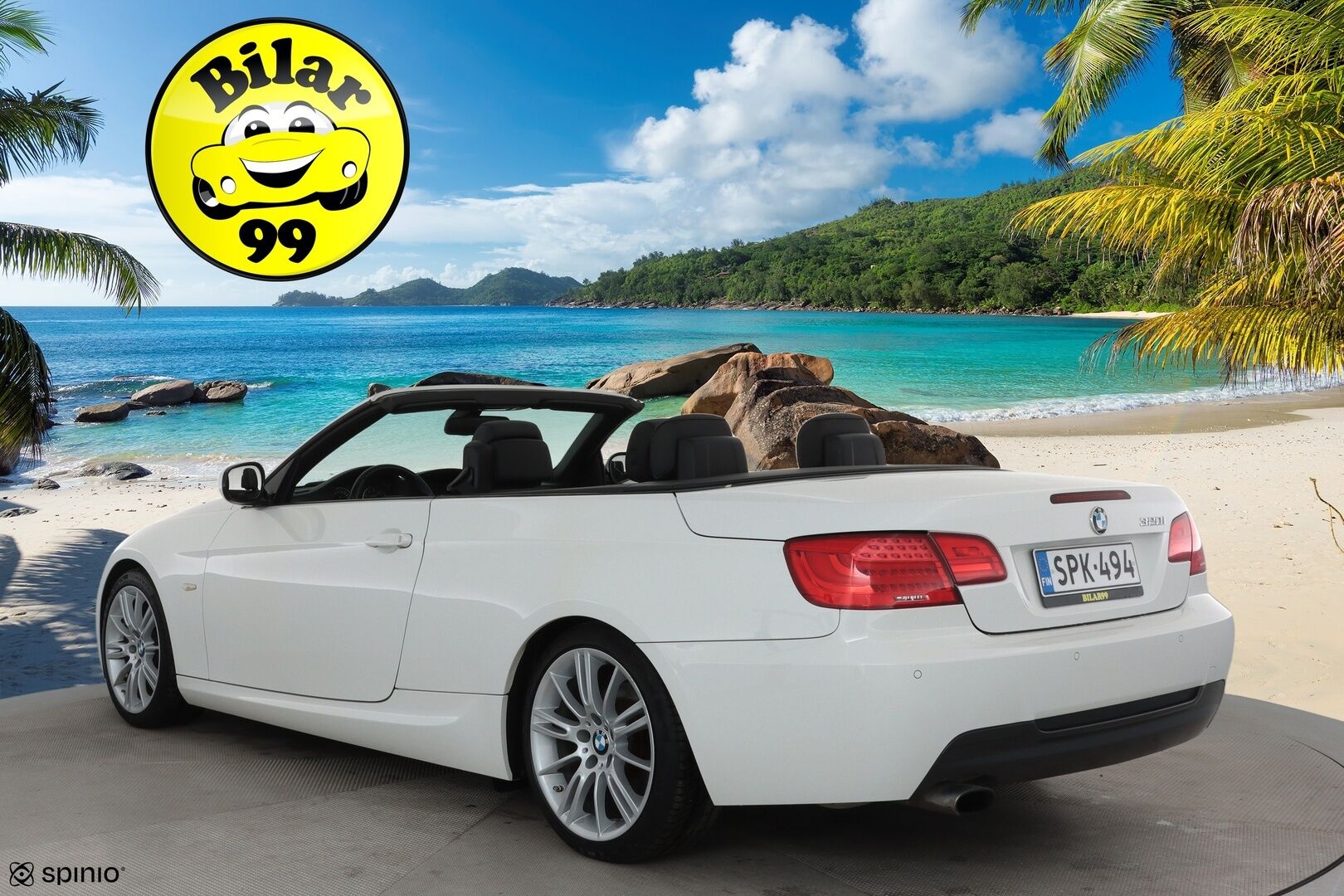 BMW 320 2010 320i M-Sport Cabriolet **HiFi / Xenon / Sporttipenkki Muistilla / Nahkaverhoilu / Vakkari** - Huippu Siisti!