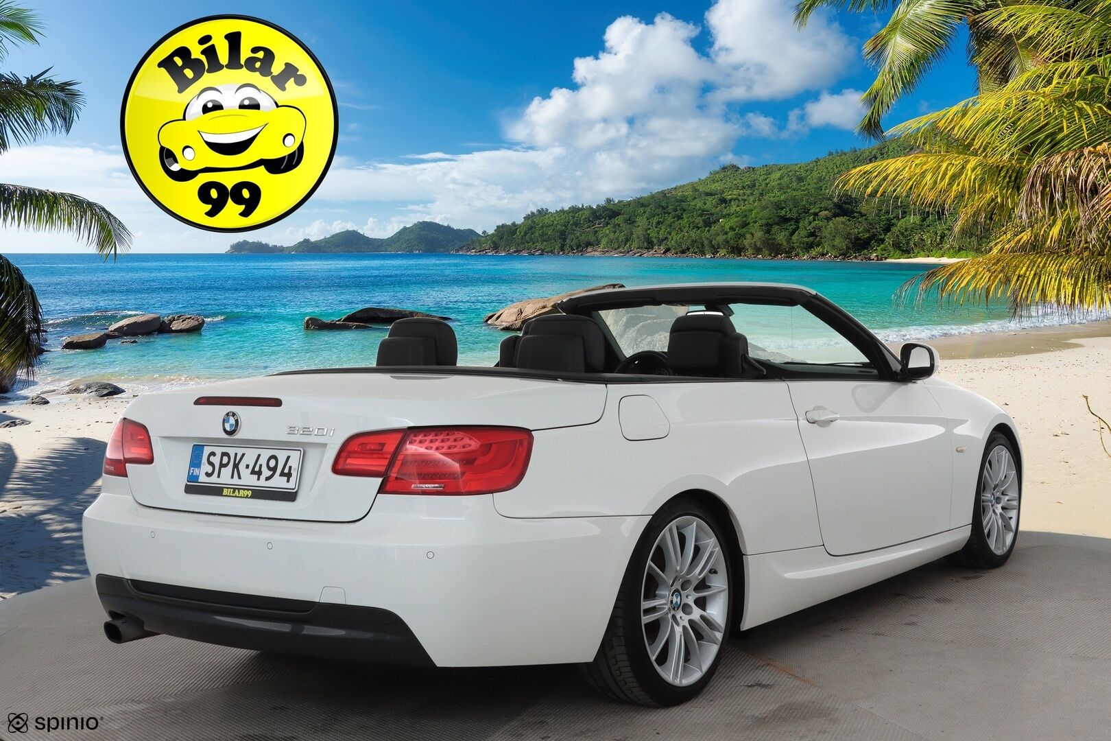 BMW 320 2010 320i M-Sport Cabriolet **HiFi / Xenon / Sporttipenkki Muistilla / Nahkaverhoilu / Vakkari** - Huippu Siisti!
