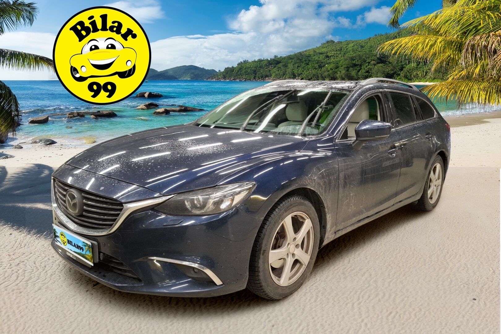 Mazda Mazda6 2016 Mazda6 Farmari (AC) 4ov 2191cm3 A * Webasto / Adap.vakkari / HUD / BLIS / Koukku / Muistipenkki / Peruutuskamera * - * Huippuvarusteltu / Siistikuntoinen / Kahdet hyvät renkaat * - HULLU BLACKWEEK KORKOTARJOUS 2,49%