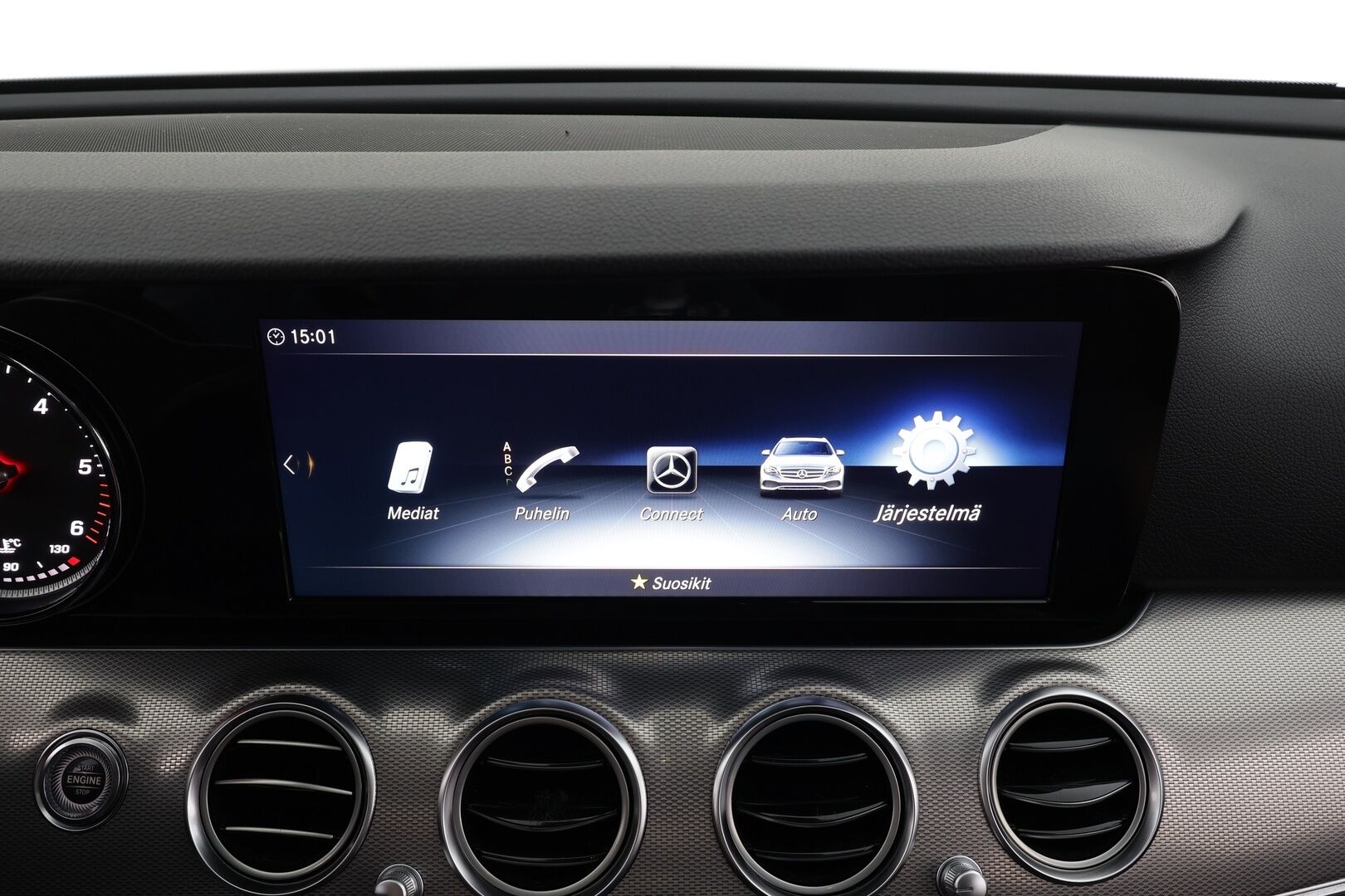 Mercedes-Benz E 2019 220 d 4Matic T A Business * 360° Kamera / Webasto / Multibeam / Koukku / Navi / Katveavustin / Ambient-Valot * - Kahdet renkaat - HULLUT JOULUT KORKOTARJOUS 2,49% 