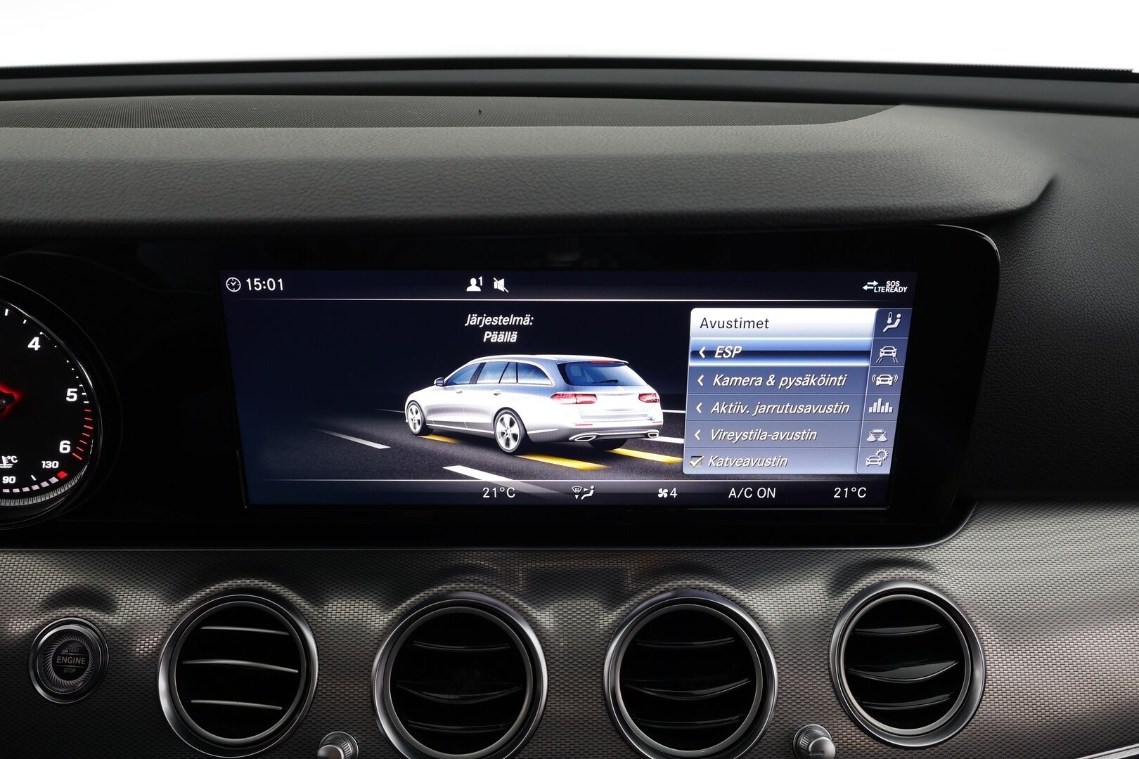 Mercedes-Benz E 2019 220 d 4Matic T A Business * 360° Kamera / Webasto / Multibeam / Koukku / Navi / Katveavustin / Ambient-Valot * - Kahdet renkaat - HULLUT JOULUT KORKOTARJOUS 2,49% 