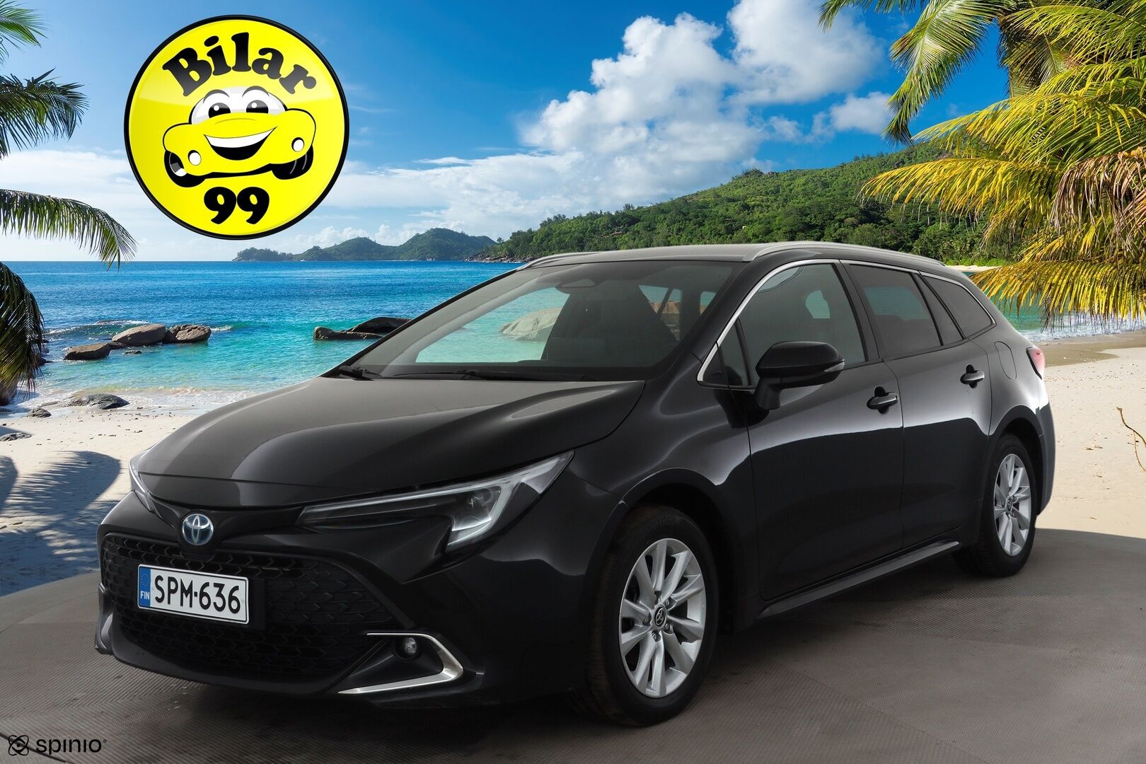 Toyota Corolla 2023 Touring Sports 1,8 Hybrid Launch Edition * ACC / P.kamera / LED / Facelift / Puolinahat / KeylessGo / Sähkökontti * - Suomi-auto / Kahdet renkaat aluvanteilla - HULLU BLACKWEEK KORKOTARJOUS 2,49%