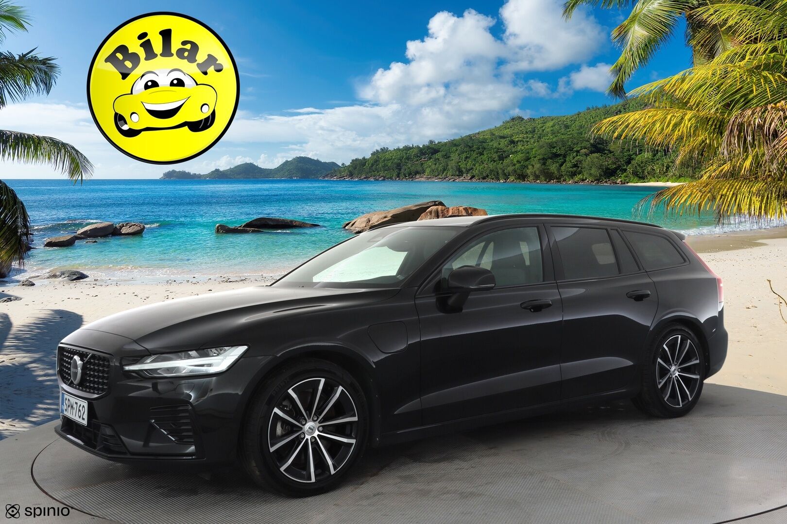 Volvo V60 2024 T6 AWD Long Range Plus Dark aut - | ACC | Lisälämmitin | Koukku | Muistipenkit | Full LED |  High Performance audio | P.Kamera | Keyless | Apple&Android | 1.Om Suomi-auto | Kahdet Renkaat | Merkkihuollettu |