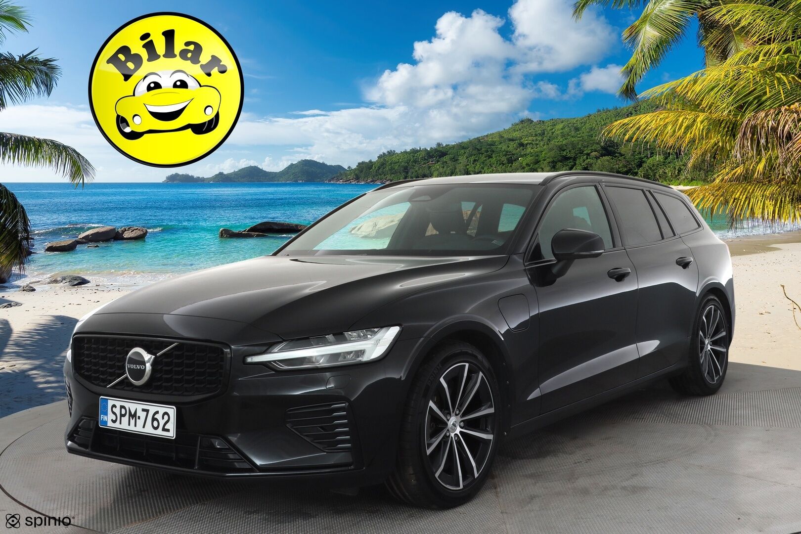 Volvo V60 2024 T6 AWD Long Range Plus Dark aut - | ACC | Lisälämmitin | Koukku | Muistipenkit | Full LED |  High Performance audio | P.Kamera | Keyless | Apple&Android | 1.Om Suomi-auto | Kahdet Renkaat | Merkkihuollettu |