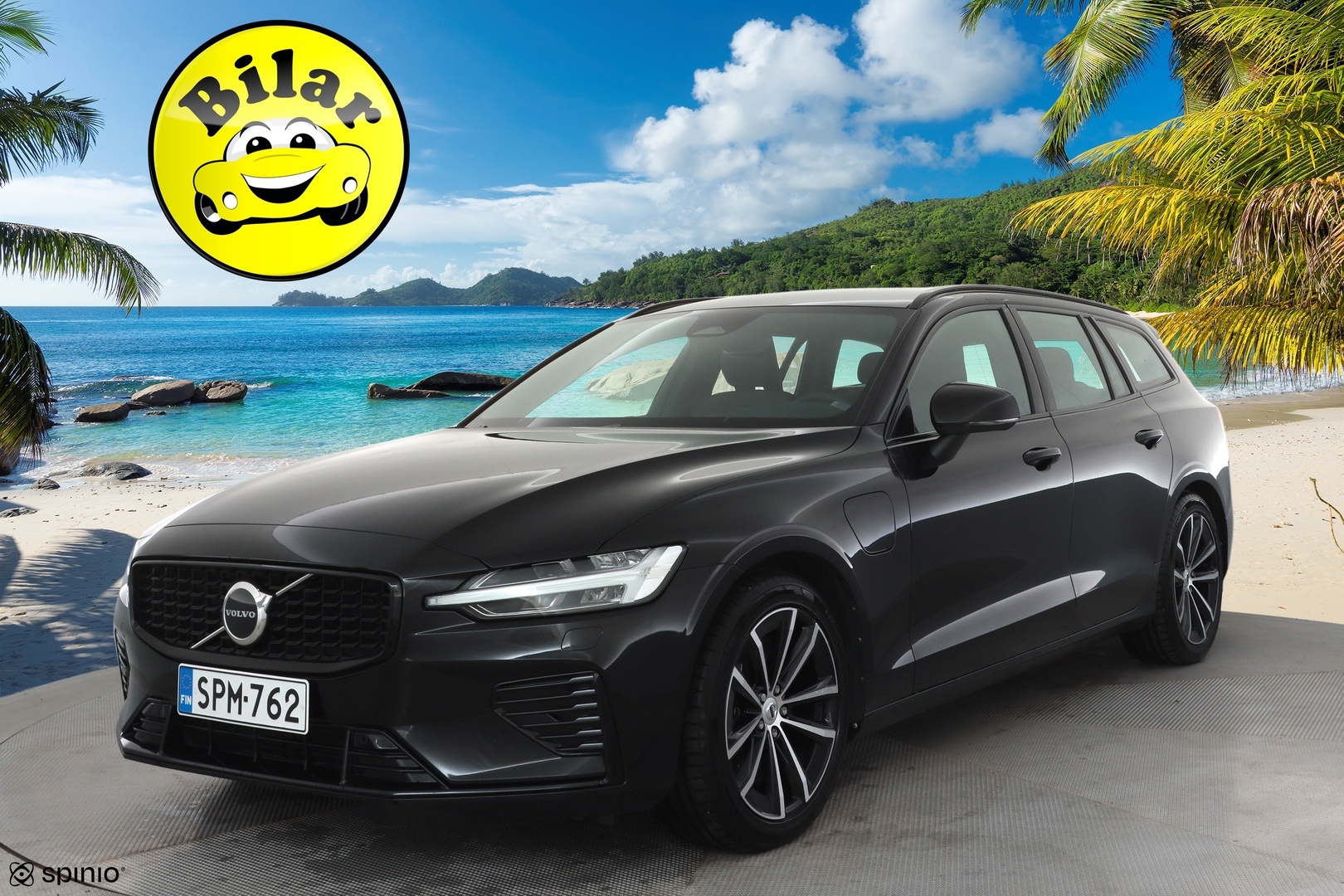 Volvo V60 2024 T6 AWD Long Range Plus Dark aut - | ACC | Lisälämmitin | Koukku | Muistipenkit | Full LED |  High Performance audio | P.Kamera | Keyless | Apple&Android | 1.Om Suomi-auto | Kahdet Renkaat | Merkkihuollettu |