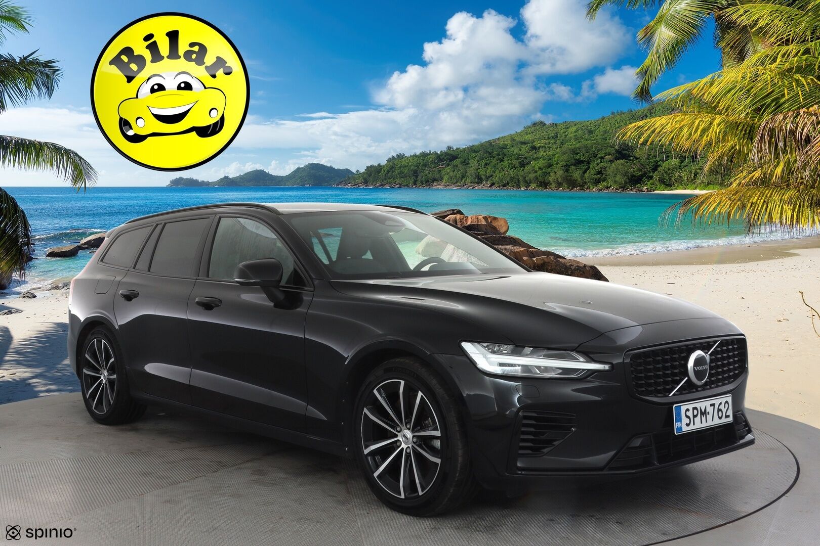 Volvo V60 2024 T6 AWD Long Range Plus Dark aut - | ACC | Lisälämmitin | Koukku | Muistipenkit | Full LED |  High Performance audio | P.Kamera | Keyless | Apple&Android | 1.Om Suomi-auto | Kahdet Renkaat | Merkkihuollettu |